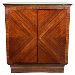 French Art Deco Macassar Ebony Cabinet / Sideboard, style Emile-Jacques Ruhlmann