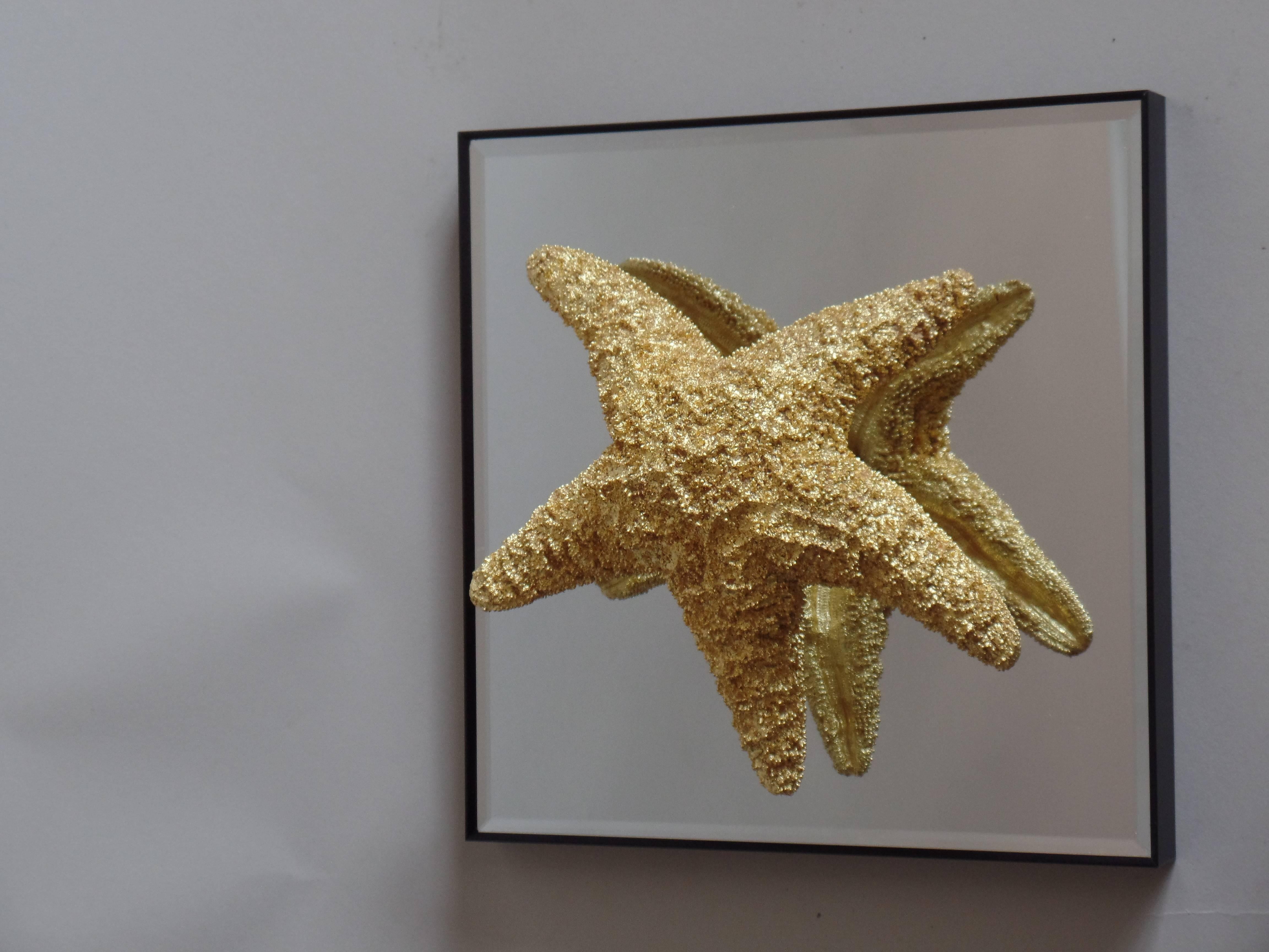 Mid-Century Modern 24 Starfish and Mirror Wall Decorations For Sale