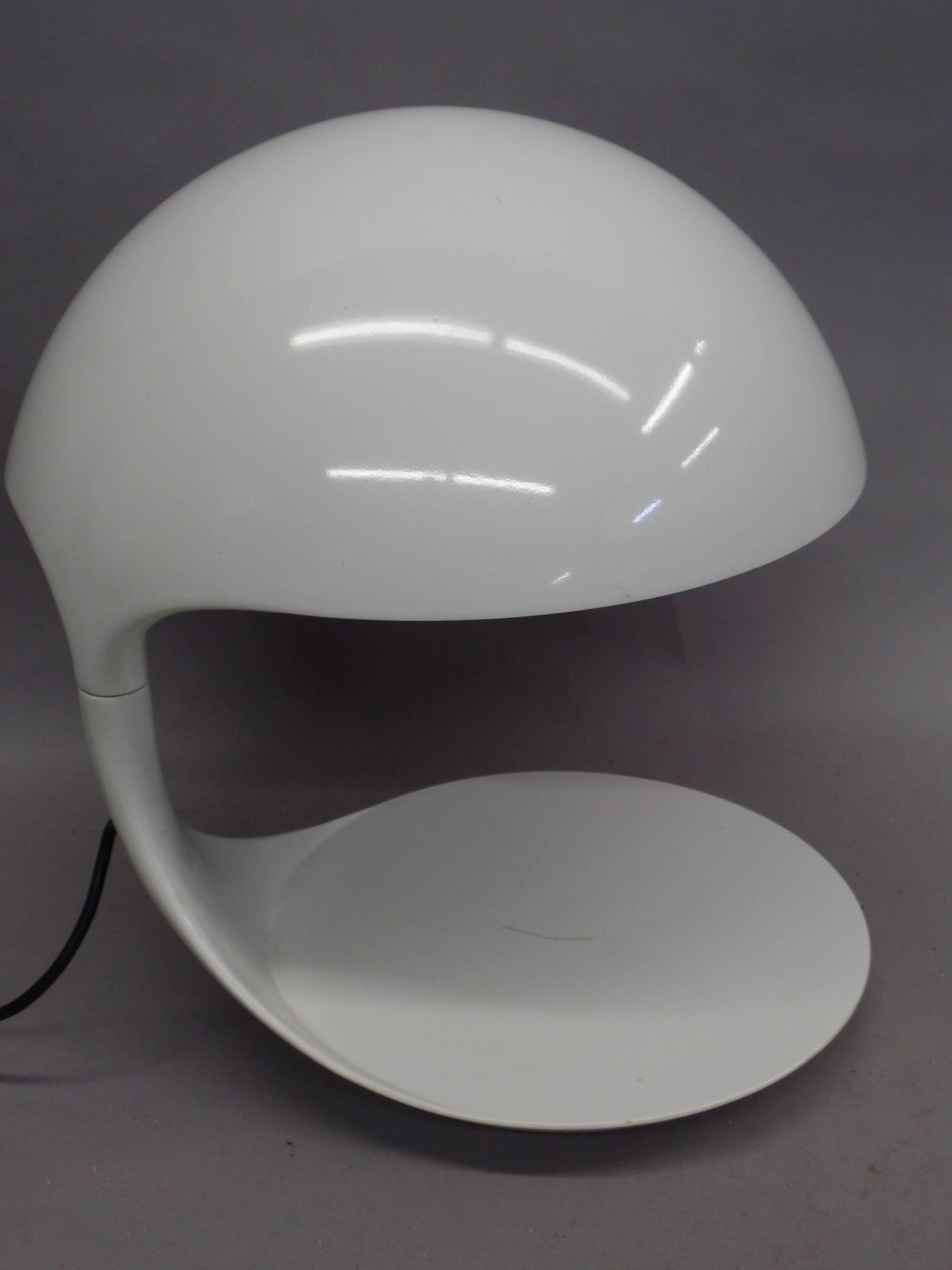 Mid-20th Century Iconic Italian Design 'Cobra' Table Lamp by Elio Martinelli