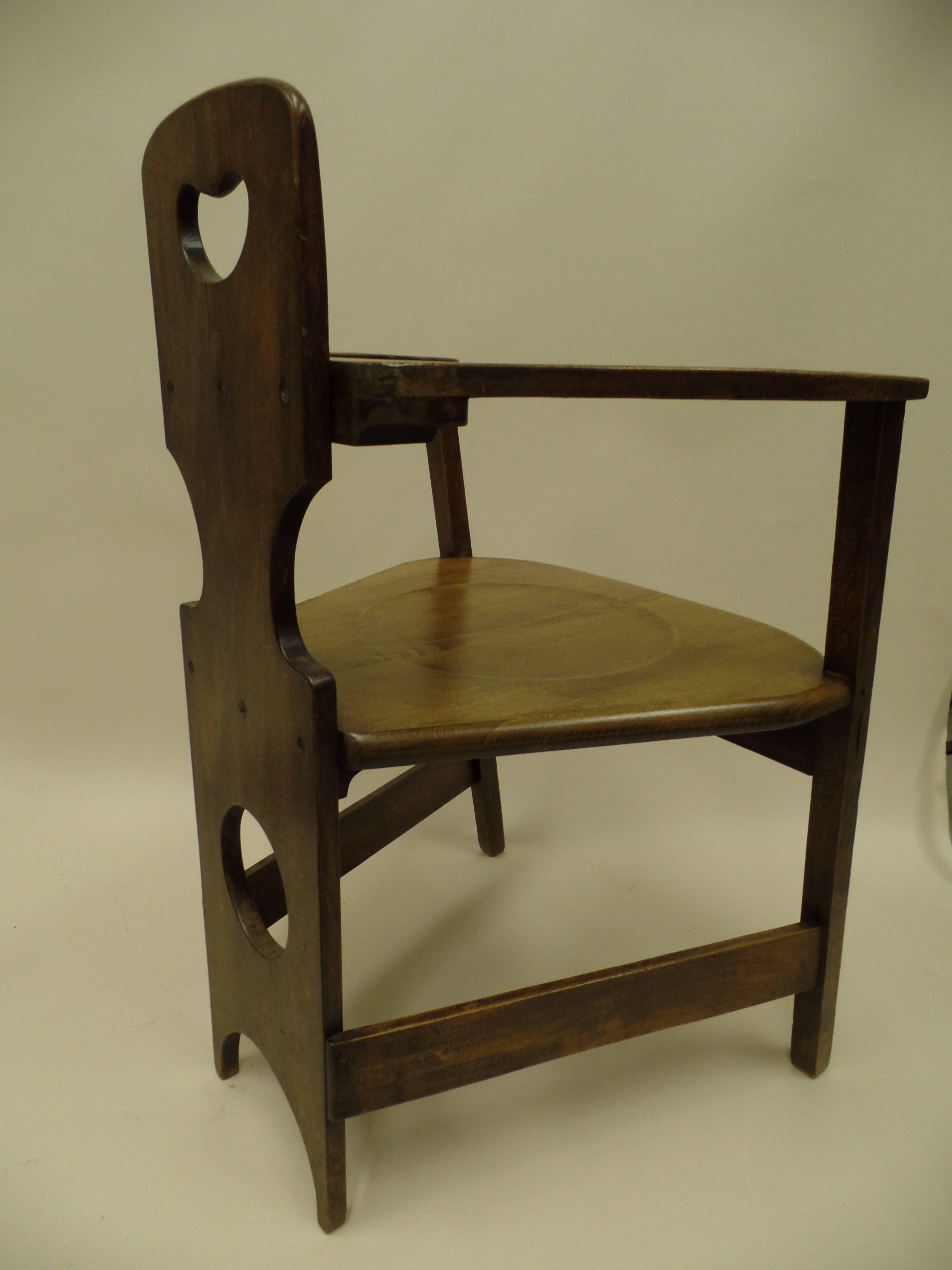 German A Rare and Important Chair in Furniture History by Richard Riemerschmid