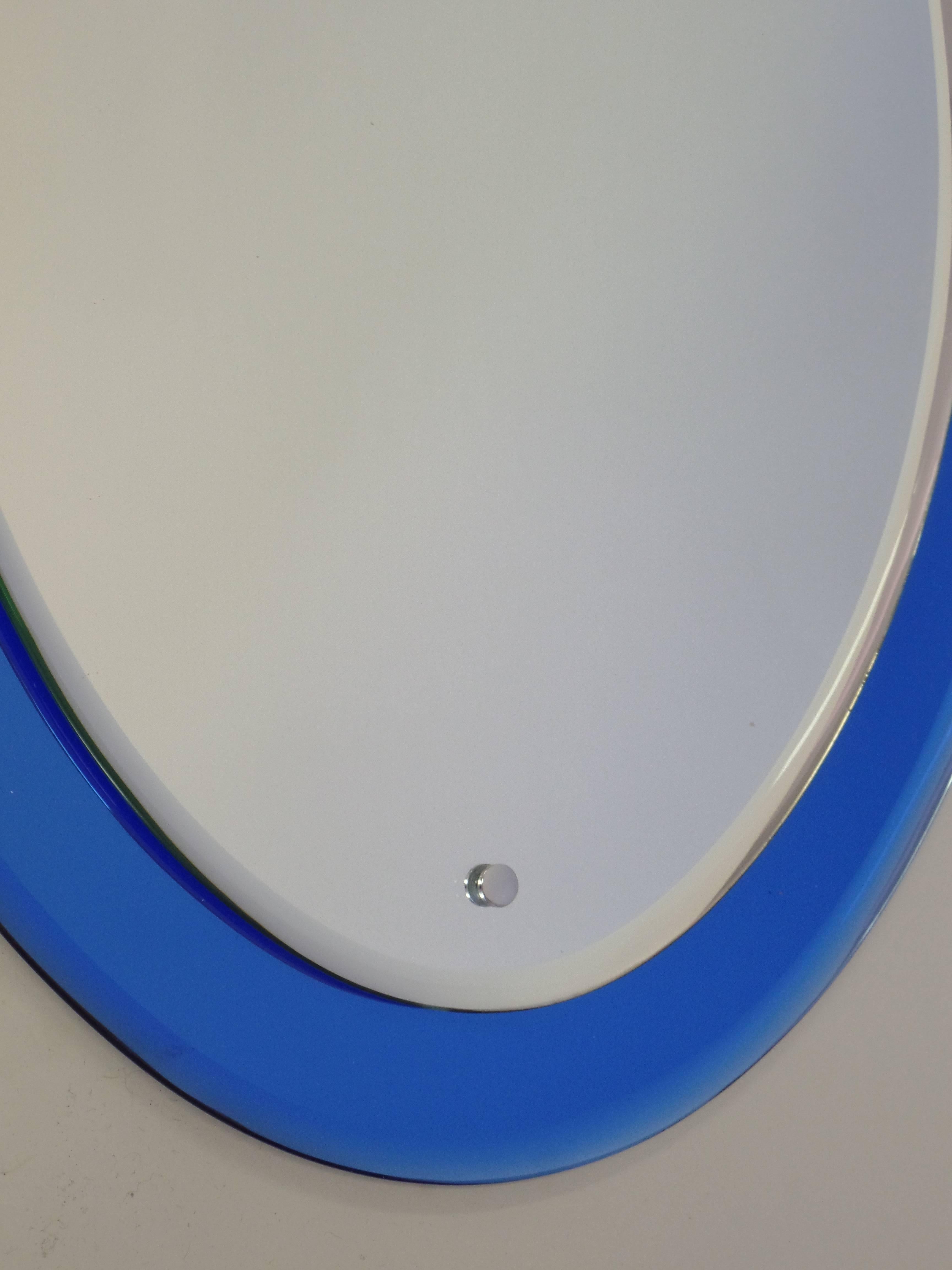 Italian Mid-Century Modern Mirror in the Style of Max Ingrand for Fontana Arte 2