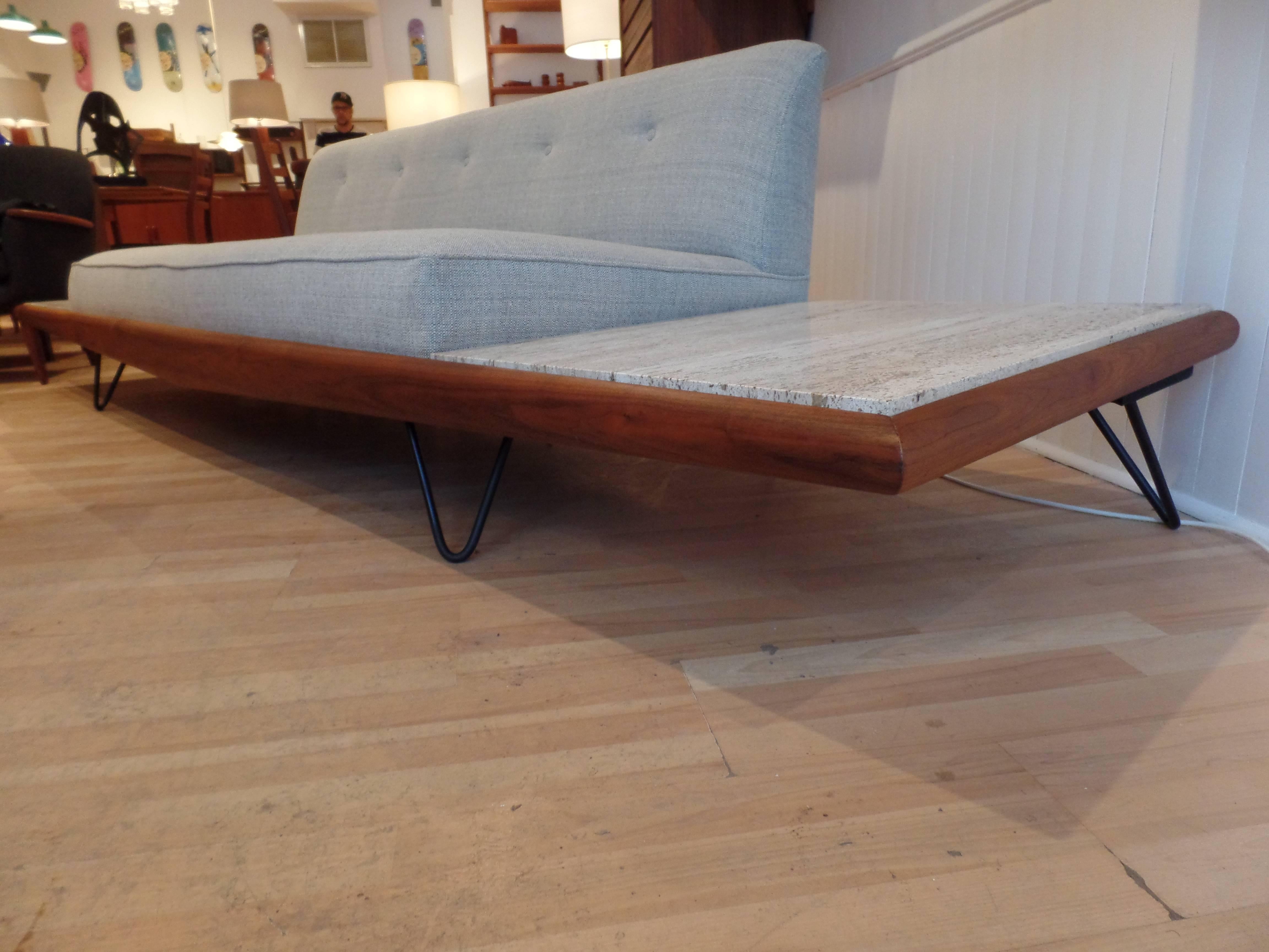 Rare Adrian Pearsall Sofa with End Tables Displayed at Habitat 67, Expo 67 In Good Condition For Sale In New York, NY