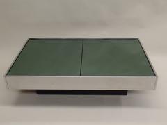 Tavolino da caffè espandibile italiano del Mid-Century Modern di Willy Rizzo per Cidue 1970