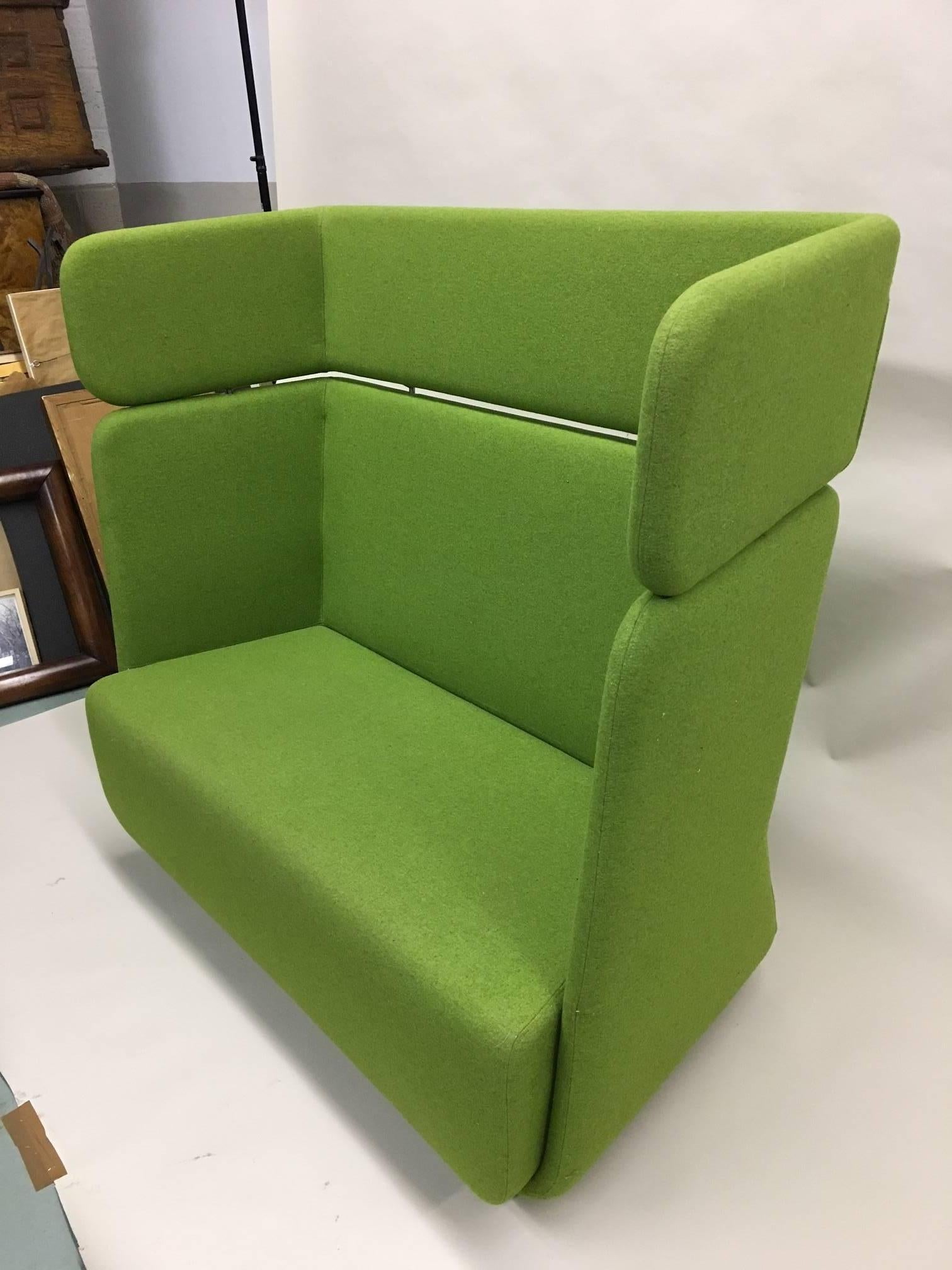 moss green sofa