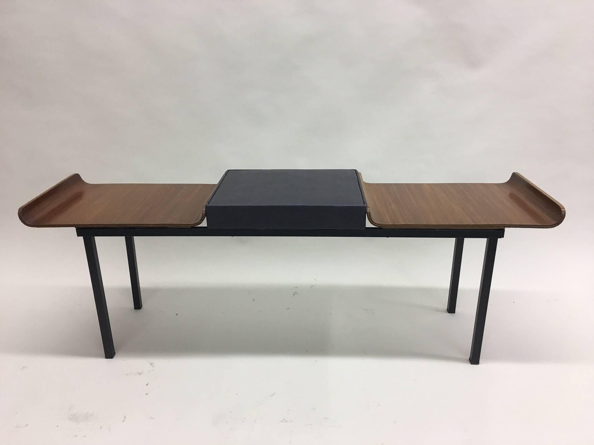 Enameled Italian Mid-Century Modern / Minimalist Bench by Franco Campo and Carlo Graffi For Sale