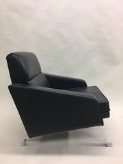 Coppia di sedie da salotto italiane del Medioevo nello stile di Ico Parisi