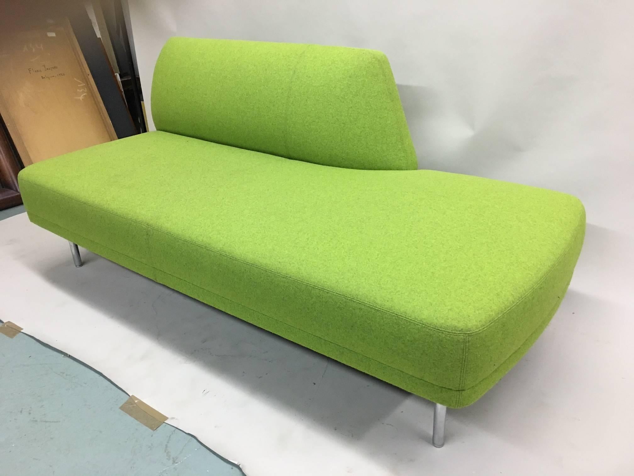 moss green loveseat