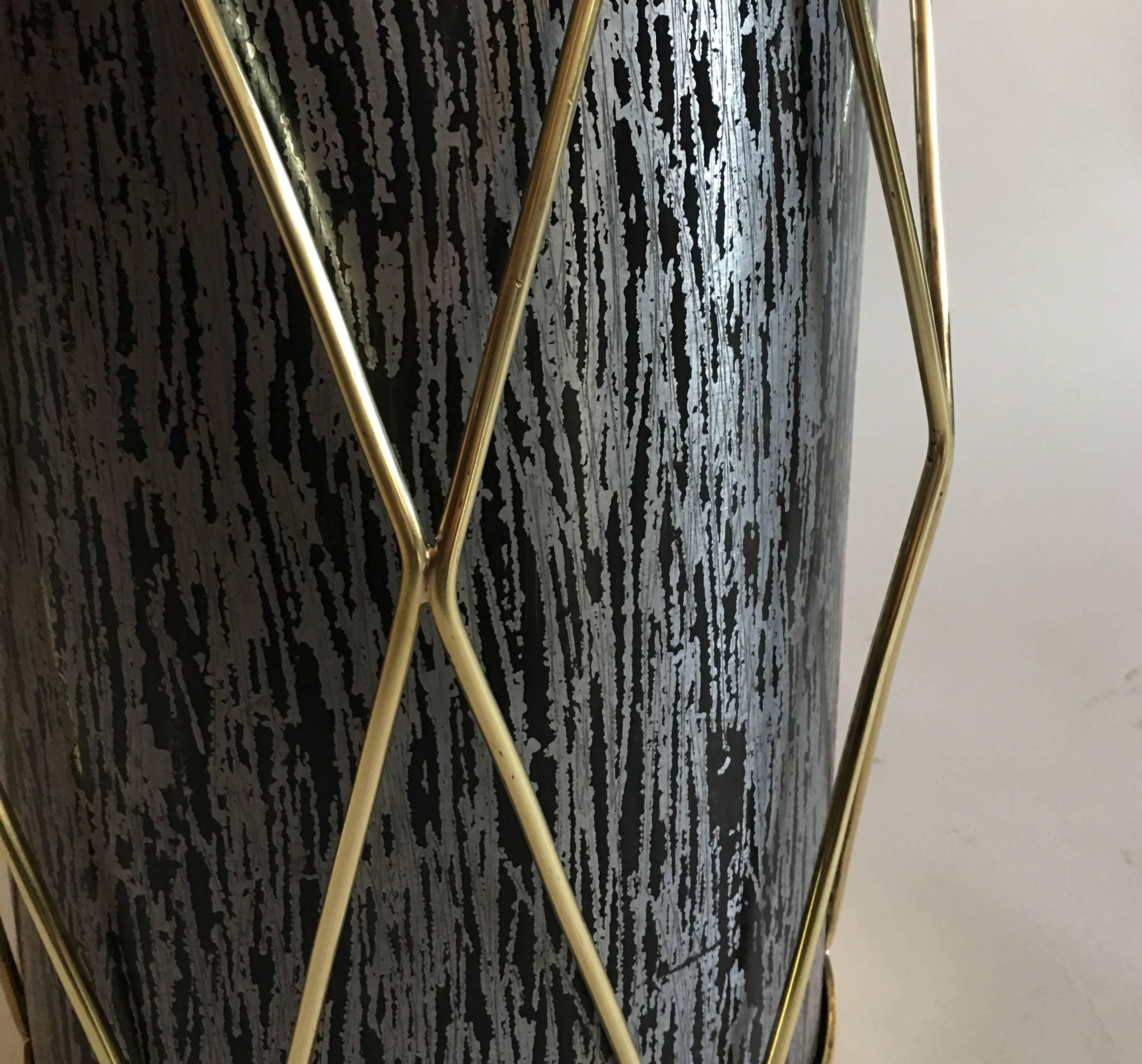 20th Century 2 French Mid-Century Modern Umbrella Stands or Waste baskets For Sale