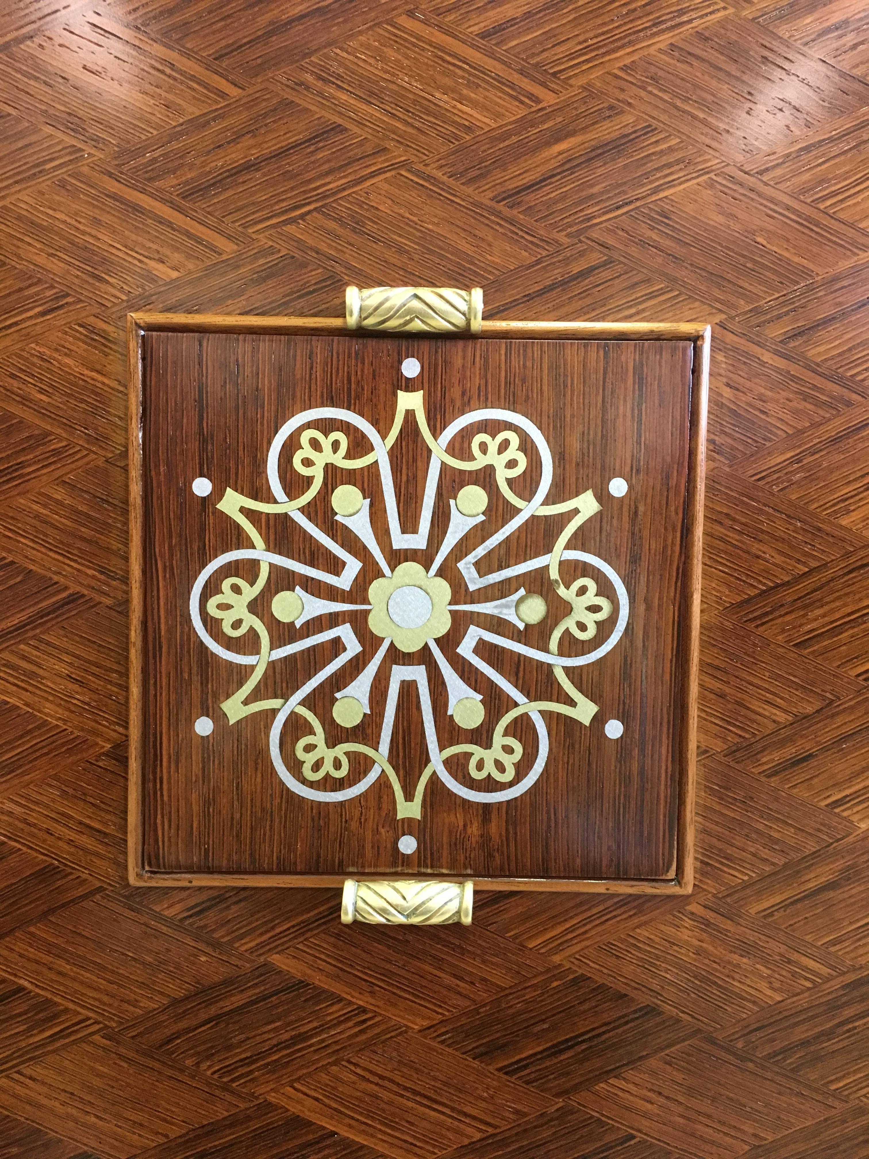 20th Century French Art Deco / Modern Neoclassical Mahogany Sideboard Signed by Jules Leleu