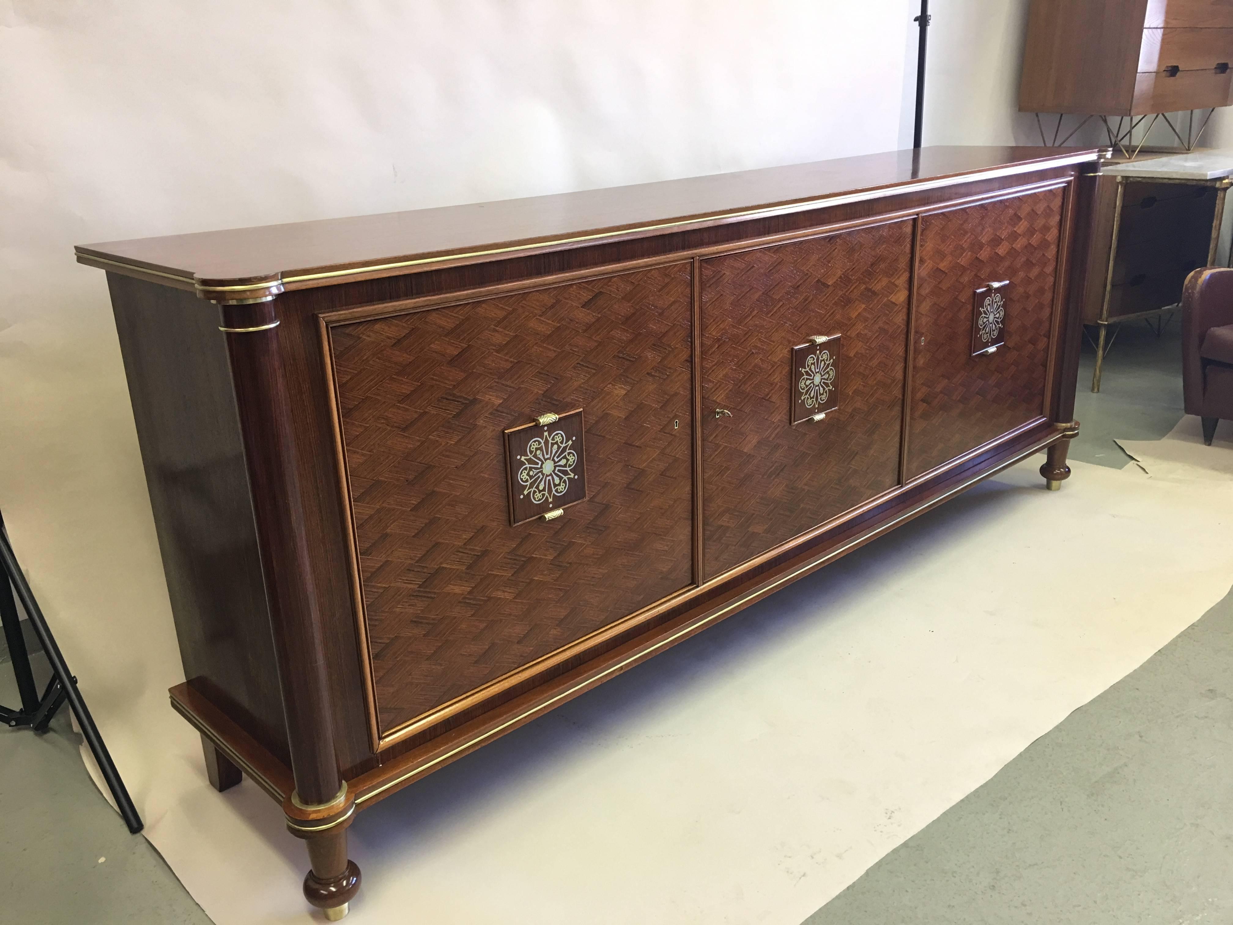 modern mahogany sideboard