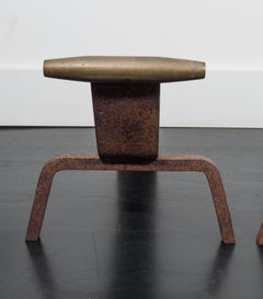 Vintage Brass Andirons