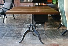 Italian 1940s Adjustable Industrial Table