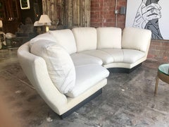 Willy Rizzo Large Curved Sectional Sofa, Italy, 1960