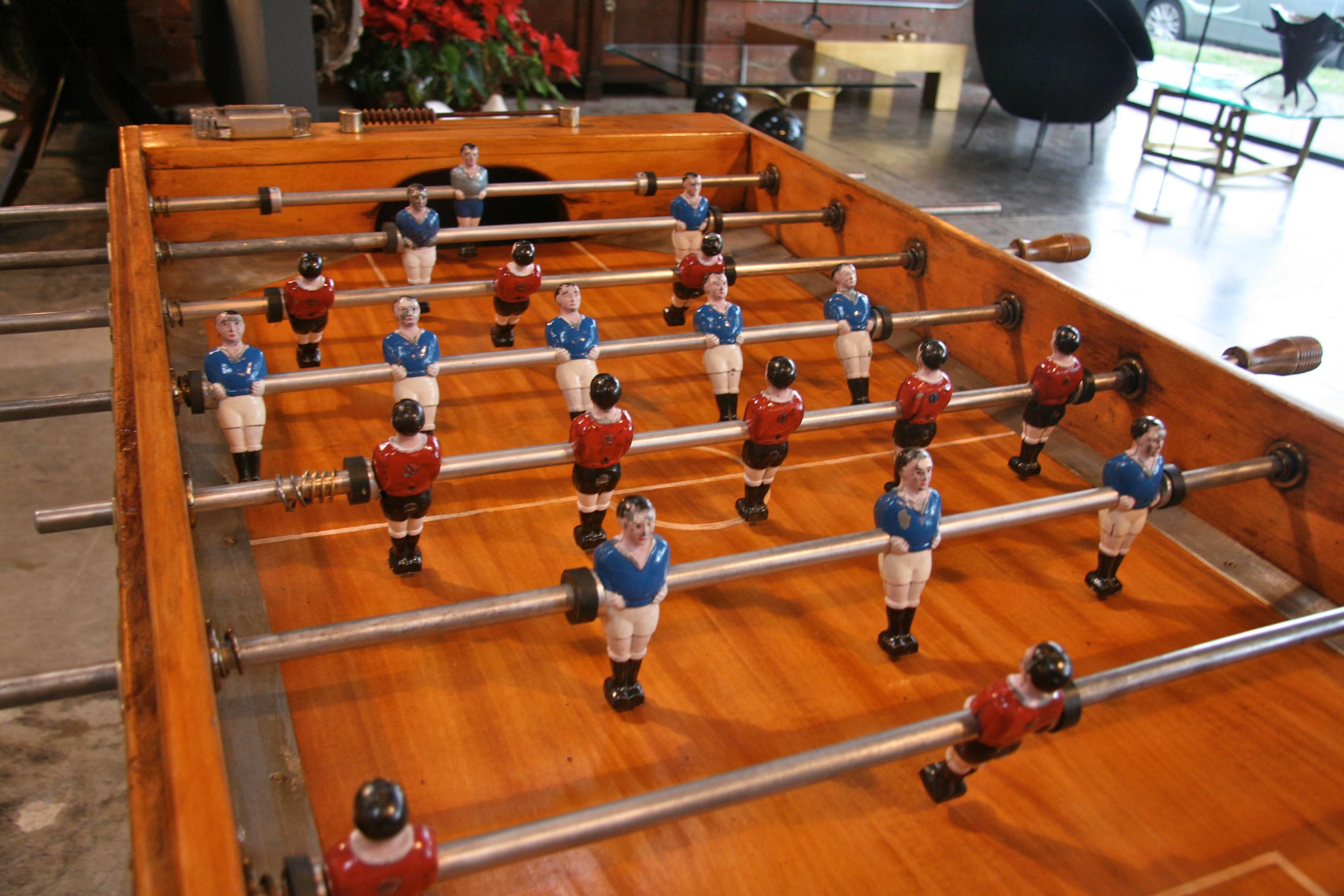 Italian 50's Foosball Table In Excellent Condition In Los Angeles, CA