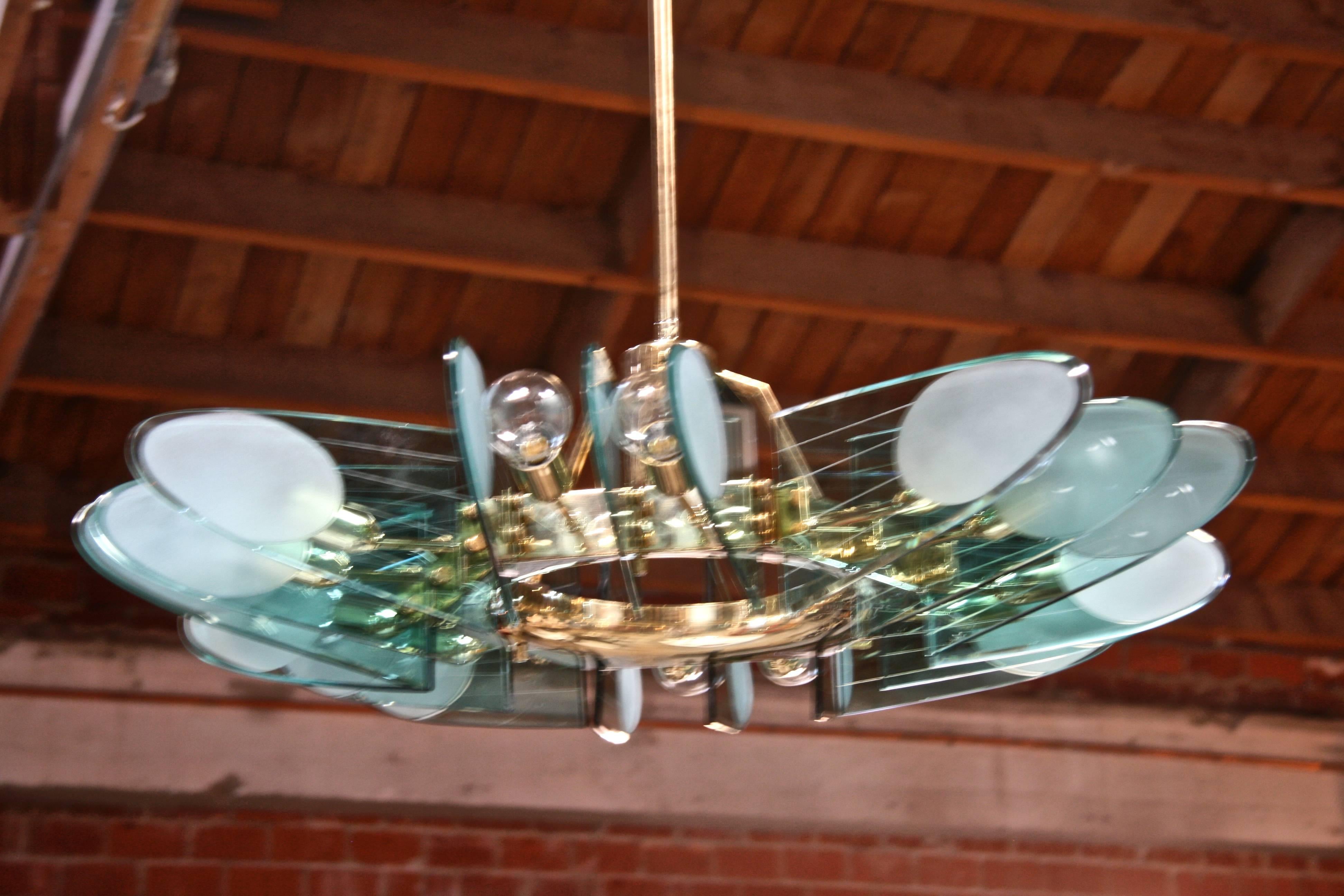 One of my all time favorite fixtures, an Italian chandelier attributed to Veca, Milano.