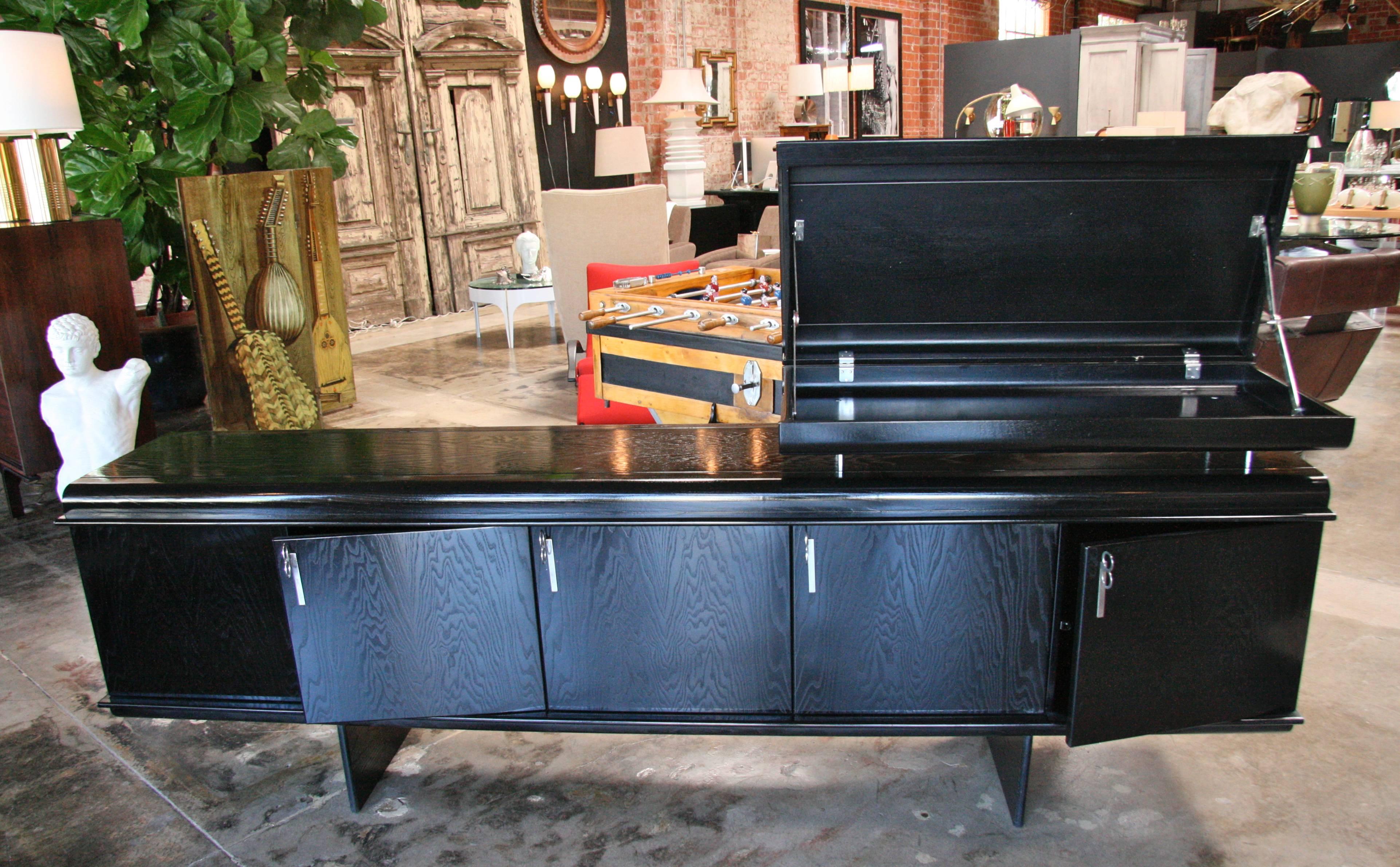 Wood Italian 1960s Sideboard 