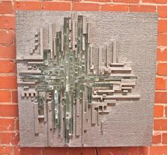 Poliarte di  Scultura da parete illuminata Akikaze  "Rottura Spaziale"