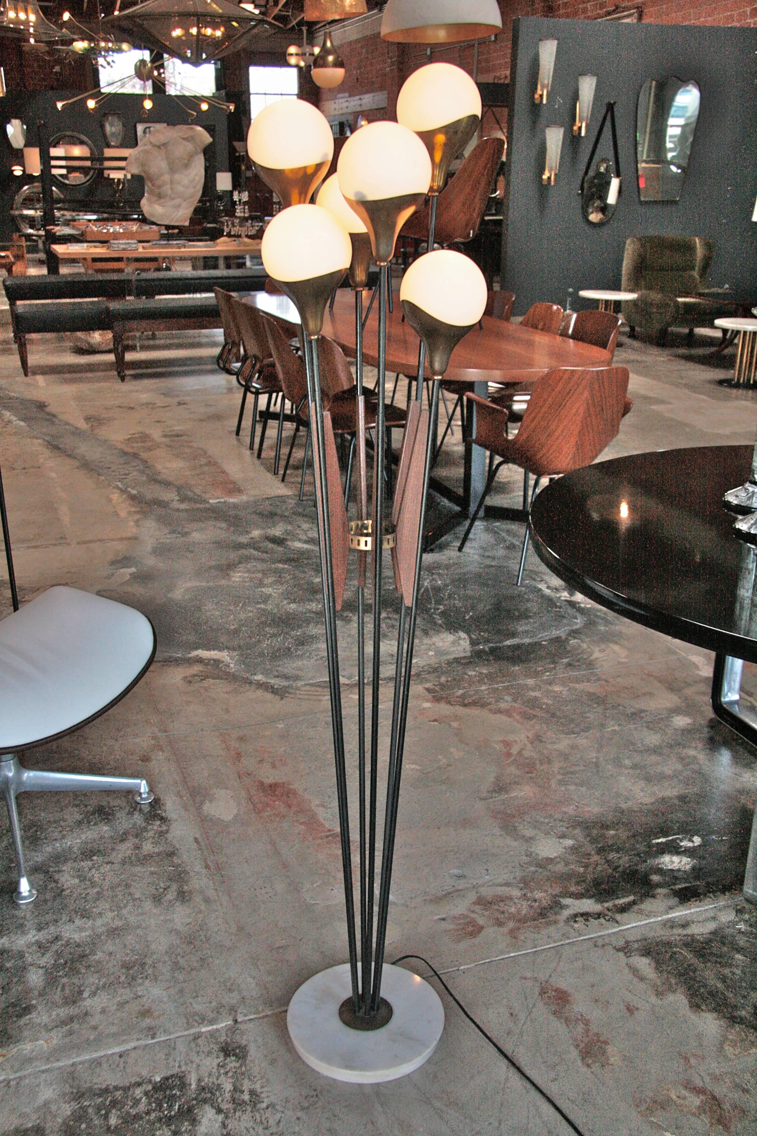 Italian Mid-Century Floor Lamp by Stilnovo 2