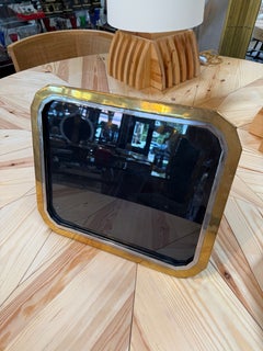 Italian Brass and Chrome Picture Frame, 1970s