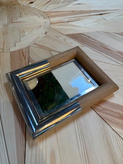 Tischbilderrahmen aus Holz und versilbertem Metall von Paolo Traversi
