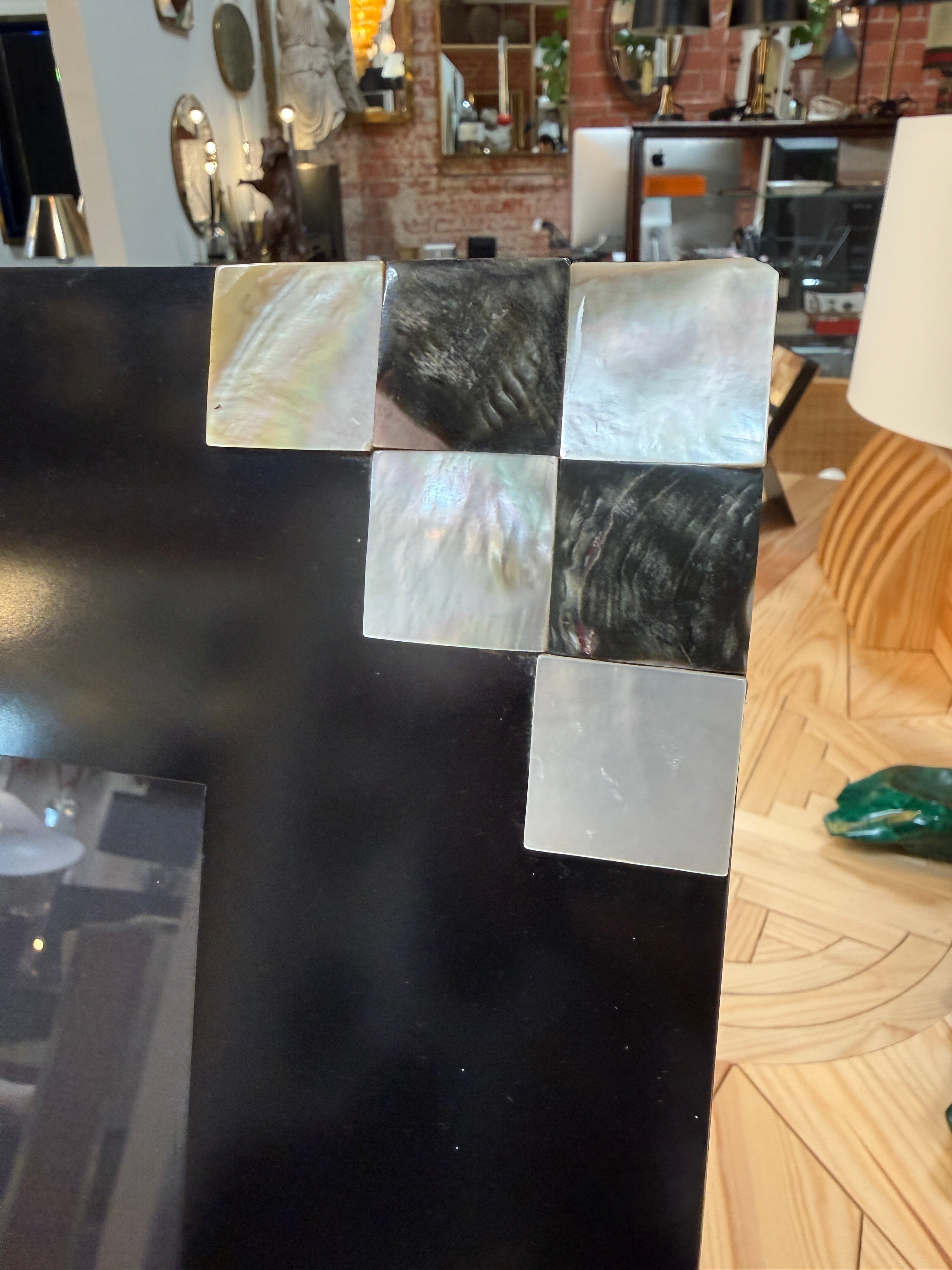 Tommaso Barbi Black Picture Frame with Mother-of-Pearl Accents For Sale ...