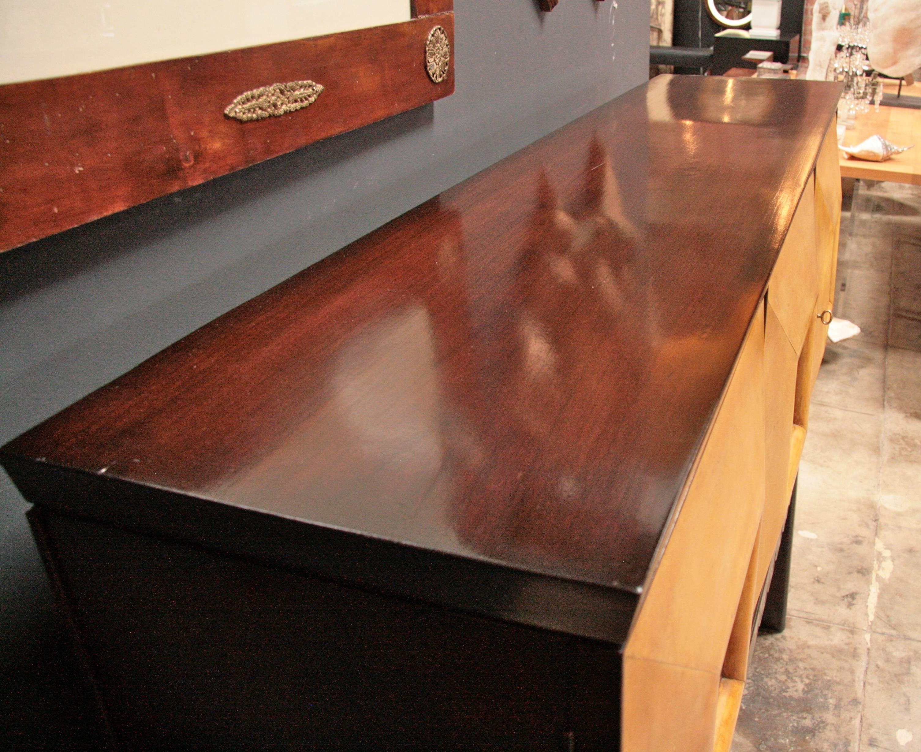 Italian 1950s Bar Cabinet Attributed to Paolo Buffa in Mahogany and Oak 2