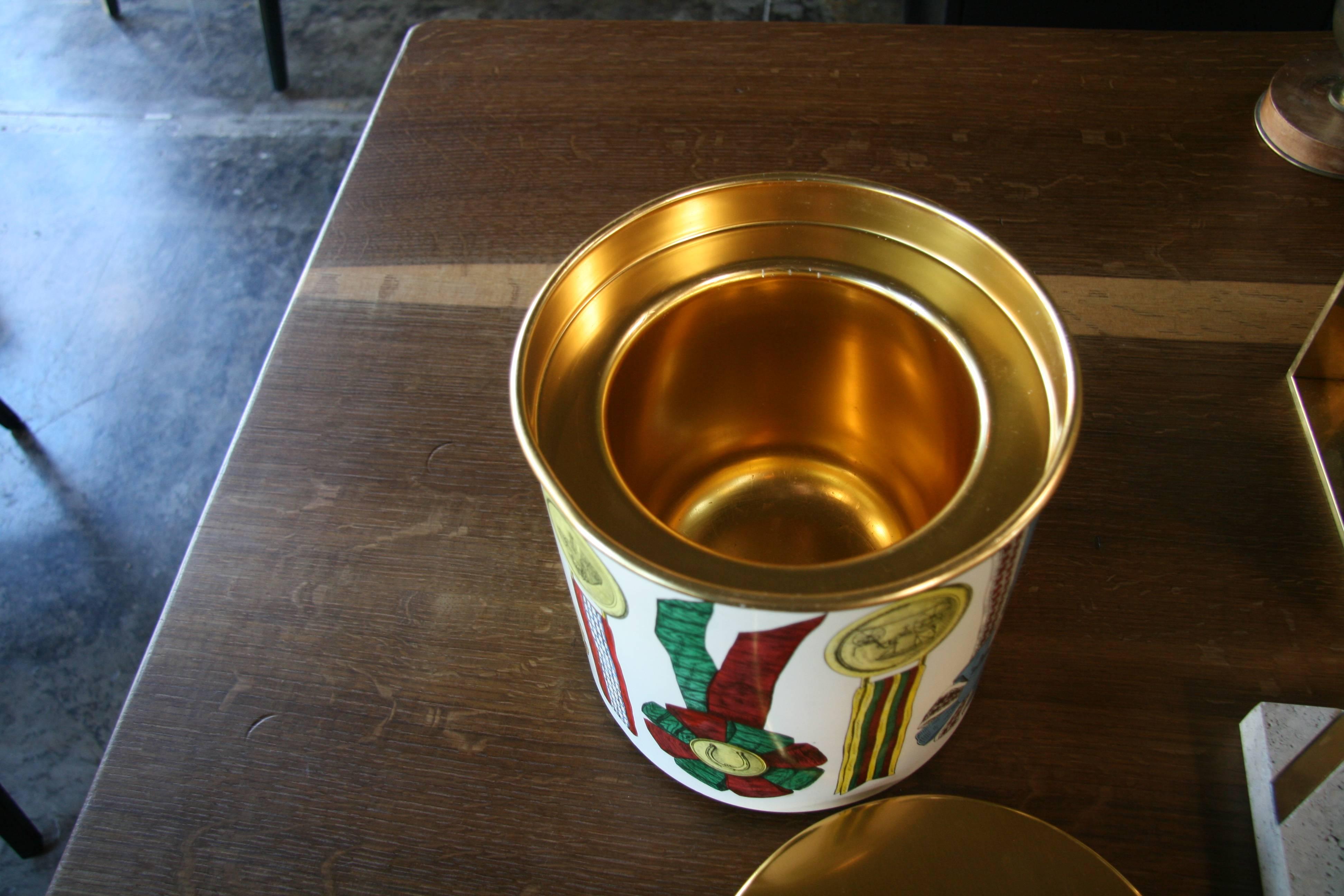 Italian Piero Fornasetti Ice Bucket