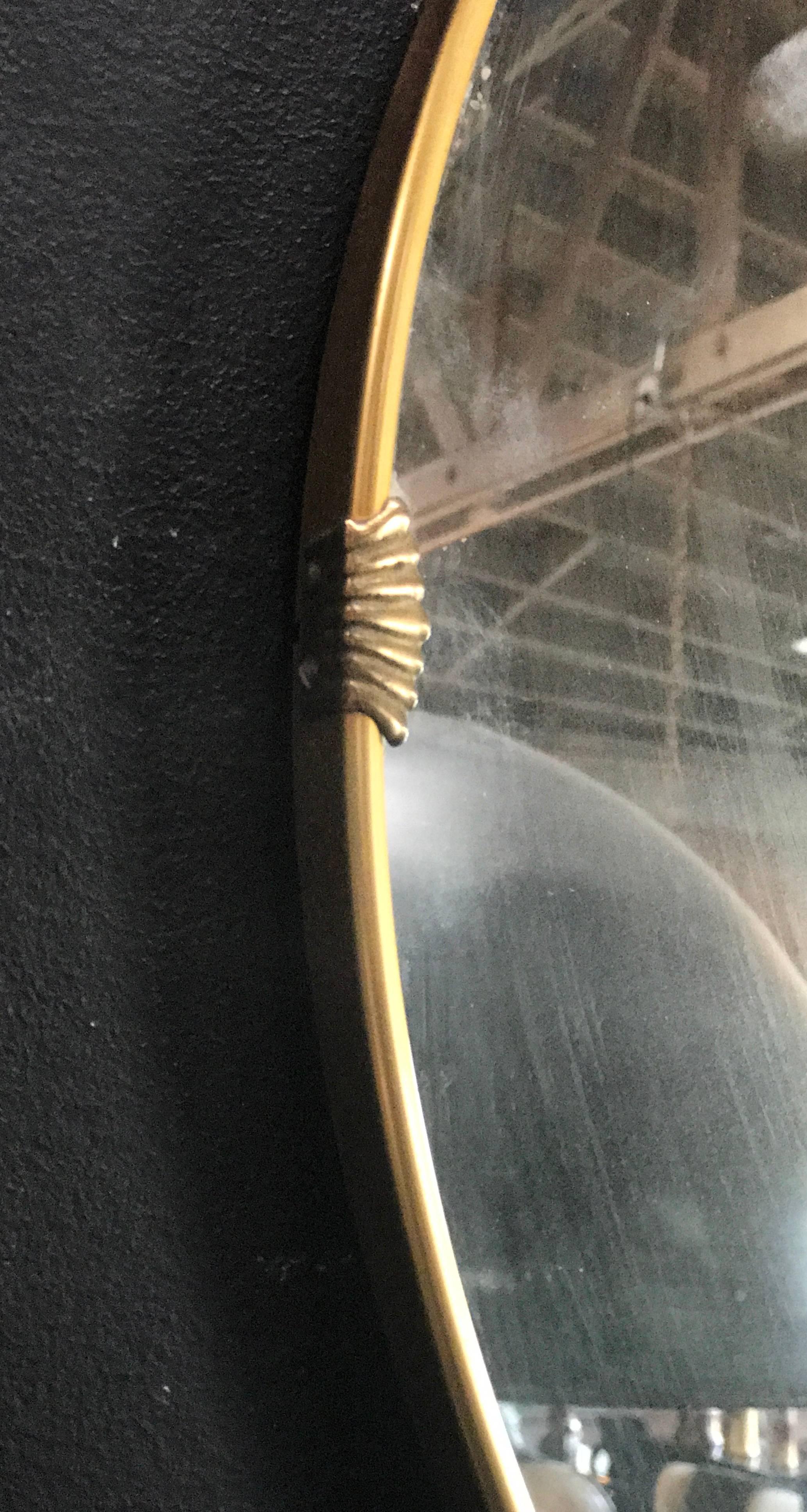 mirror brass frame