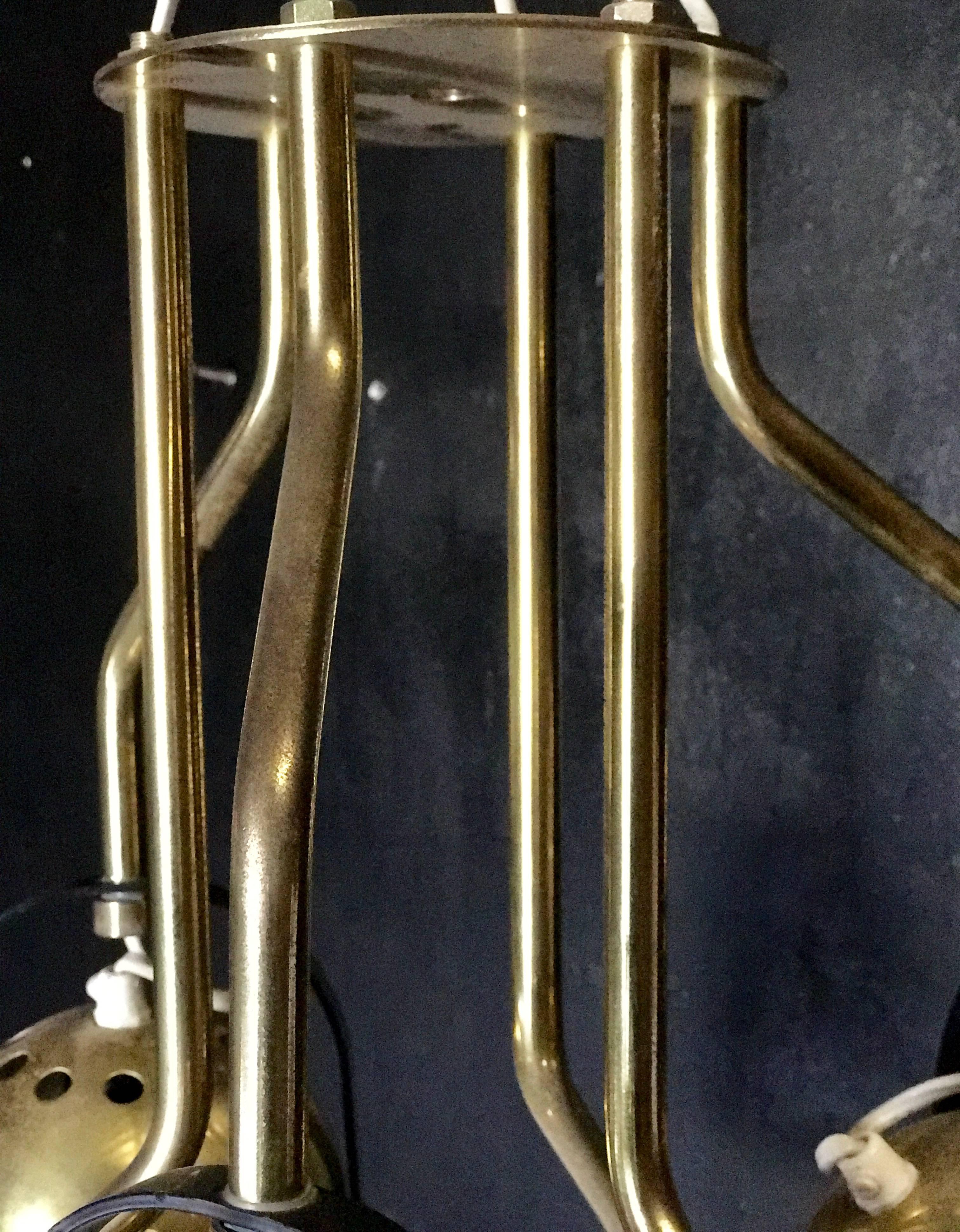 Late 20th Century Italian 1970s Brass Pendant Light