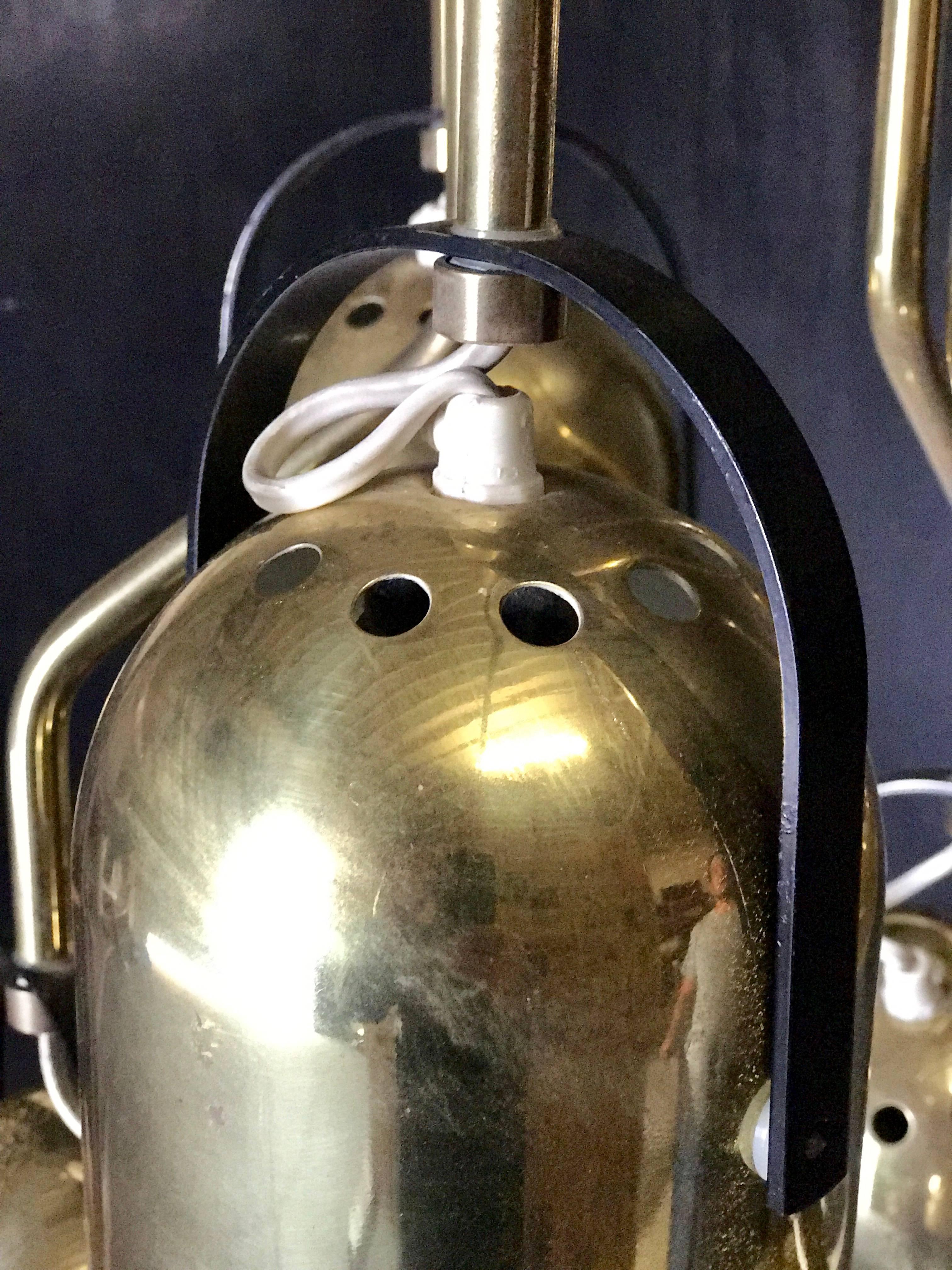 Italian 1970s Brass Pendant Light 2