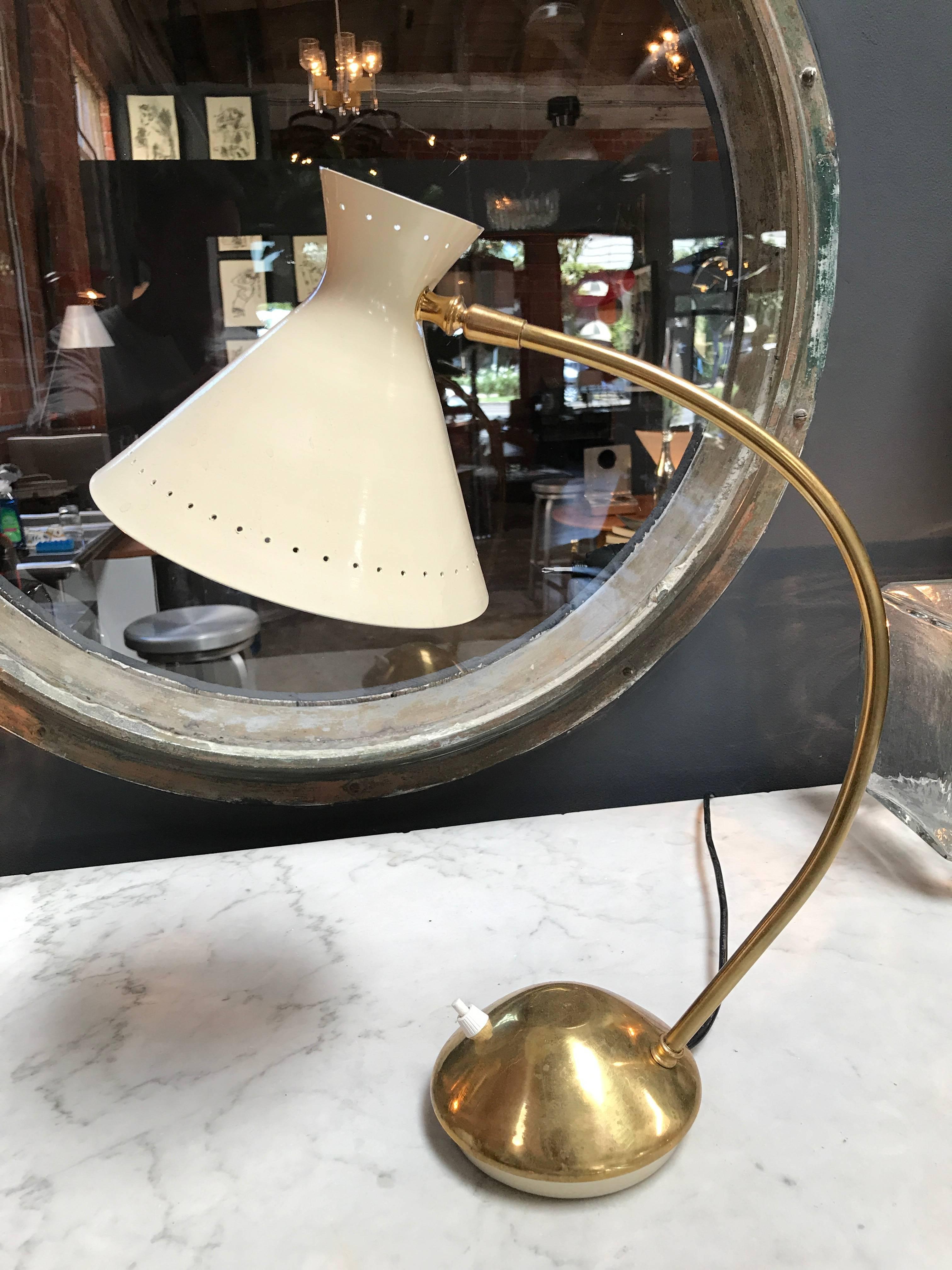Italian Brass Table Light 2