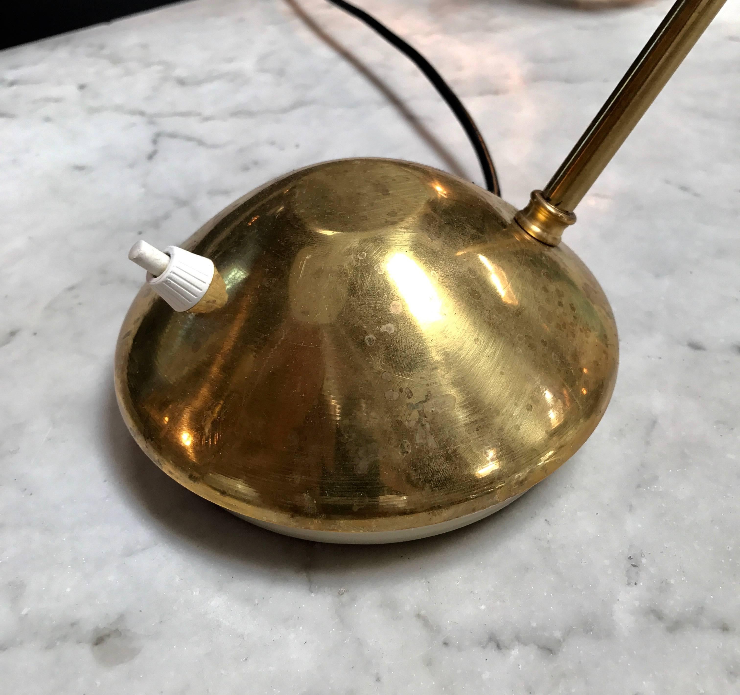 Italian Brass Table Light 1