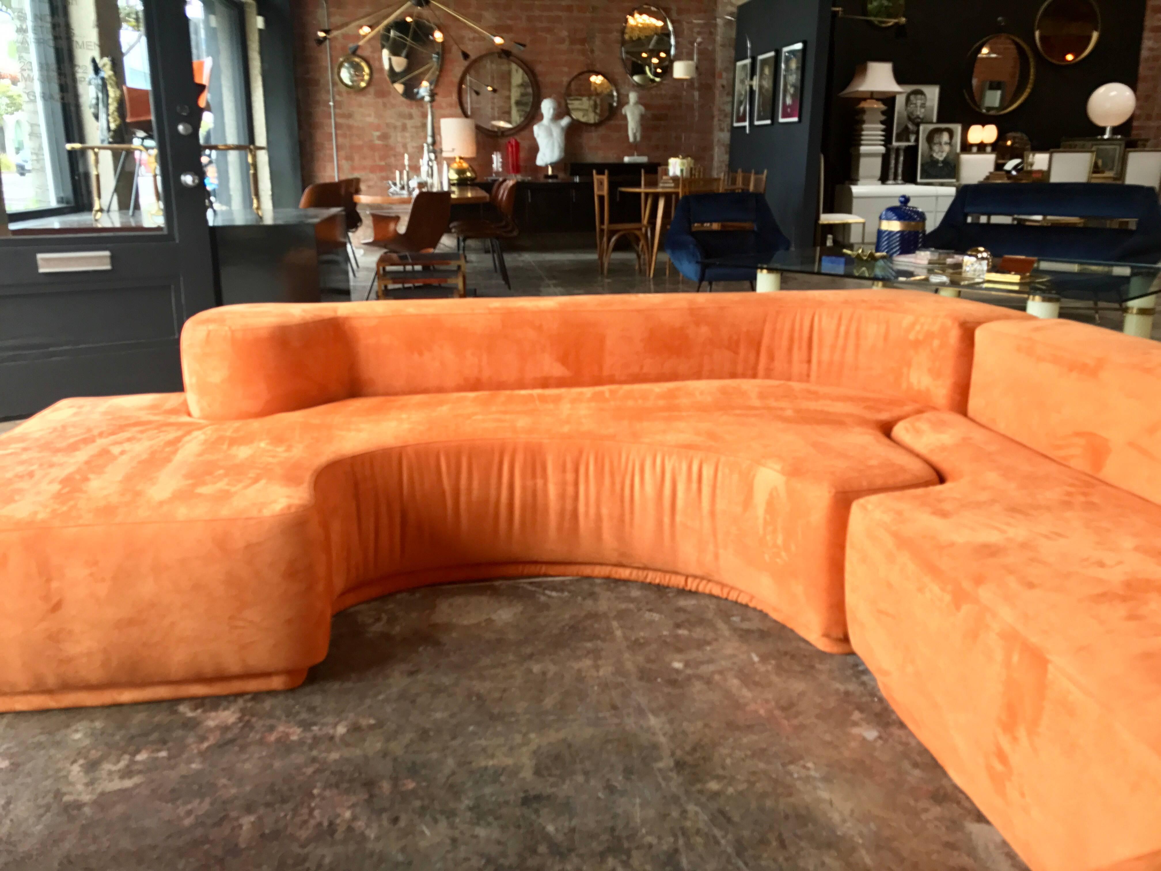 Mid-20th Century Sectional Sofa, Two-Piece 