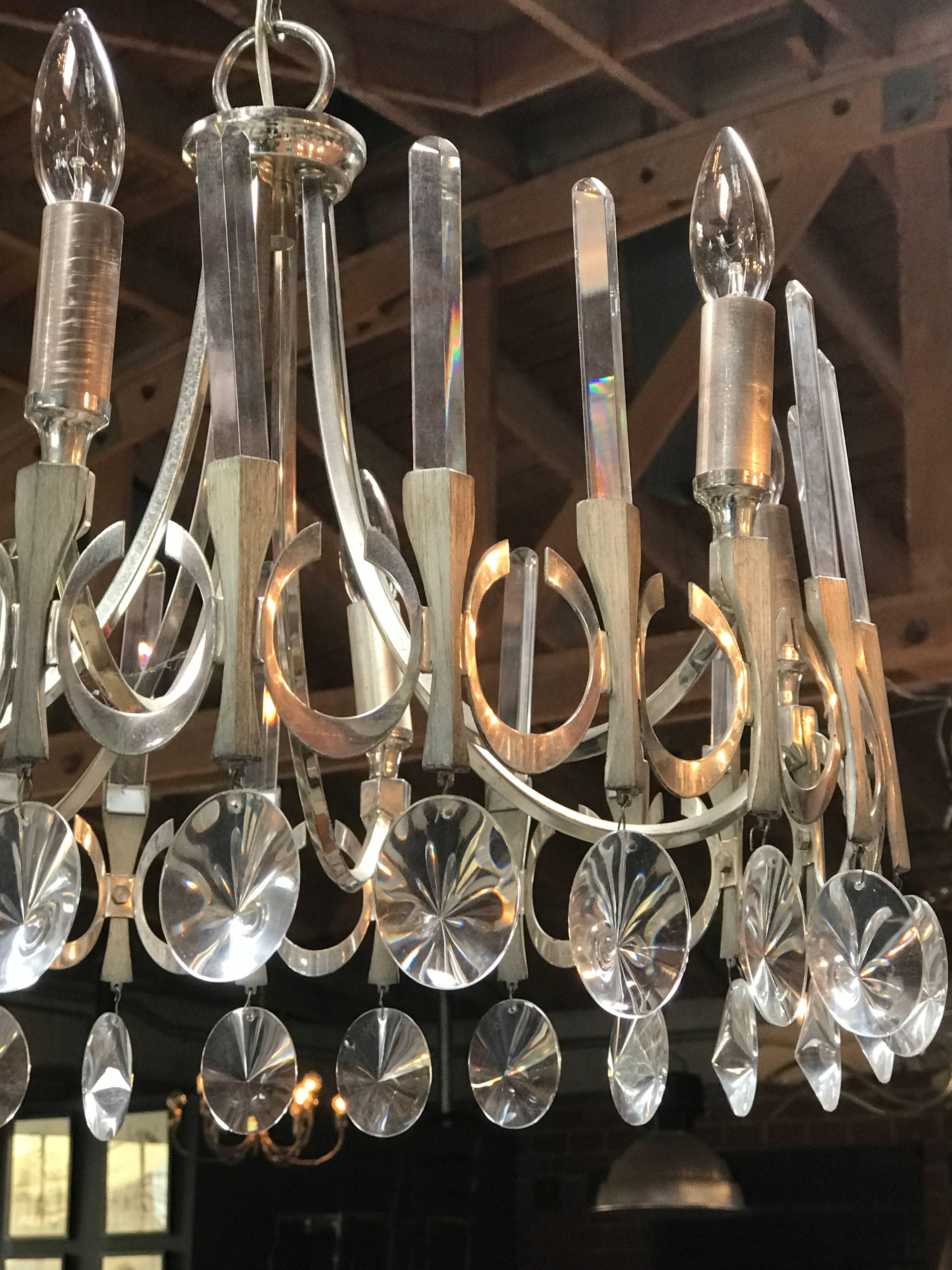 Placcato argento Lampadari Gaetano Sciolari in vendita
