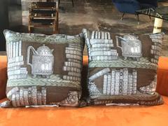 Piero Fornasetti Pillows, 1950s
