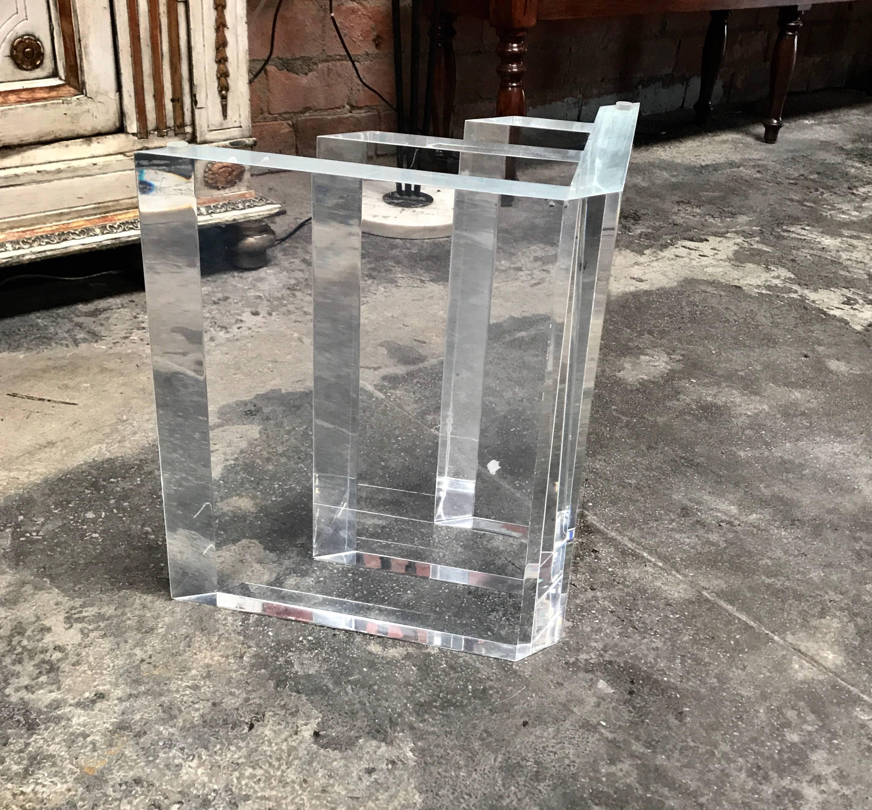 coffee table base for glass top
