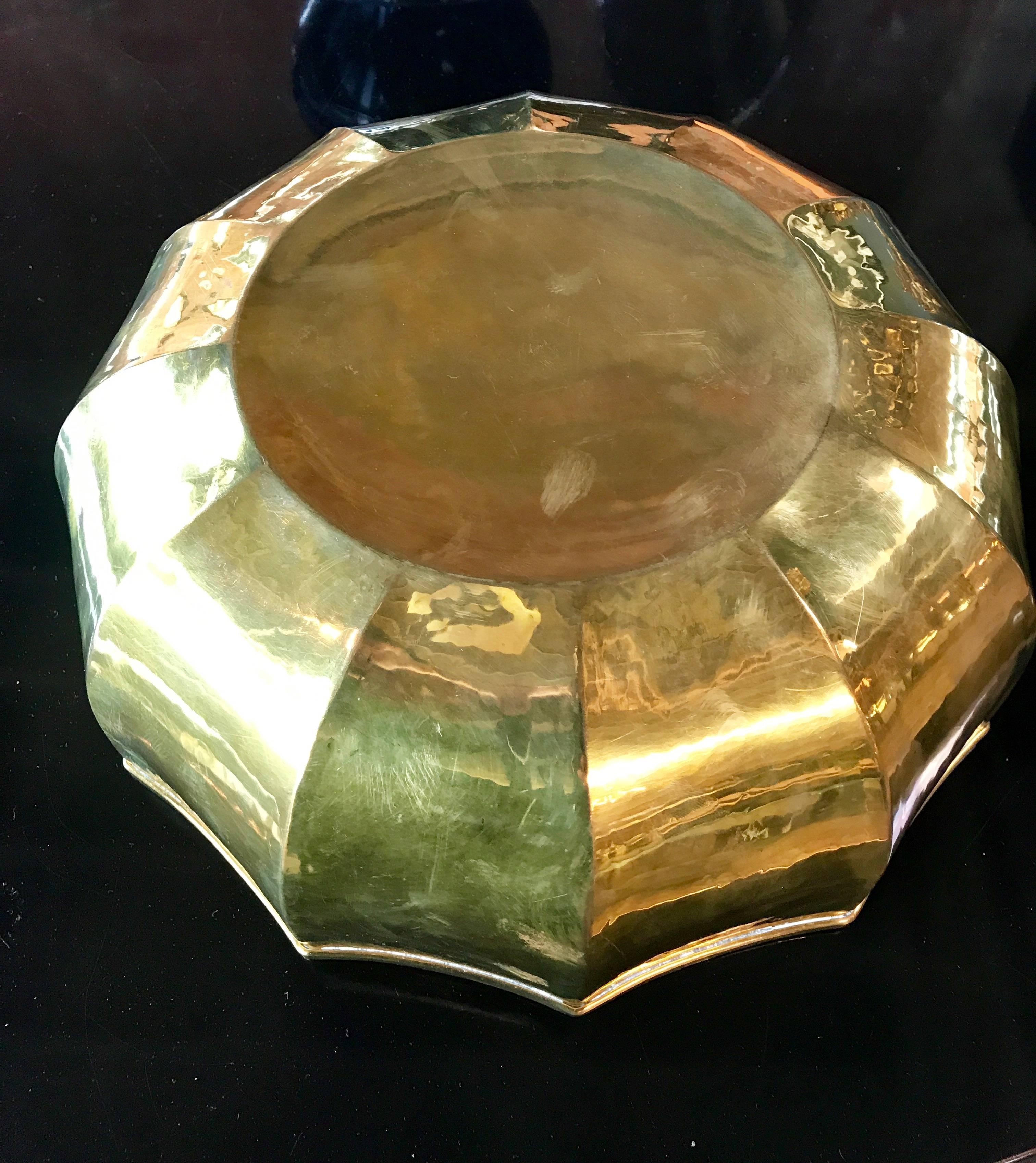 1960s Italian Stunning Brass Bowl 3