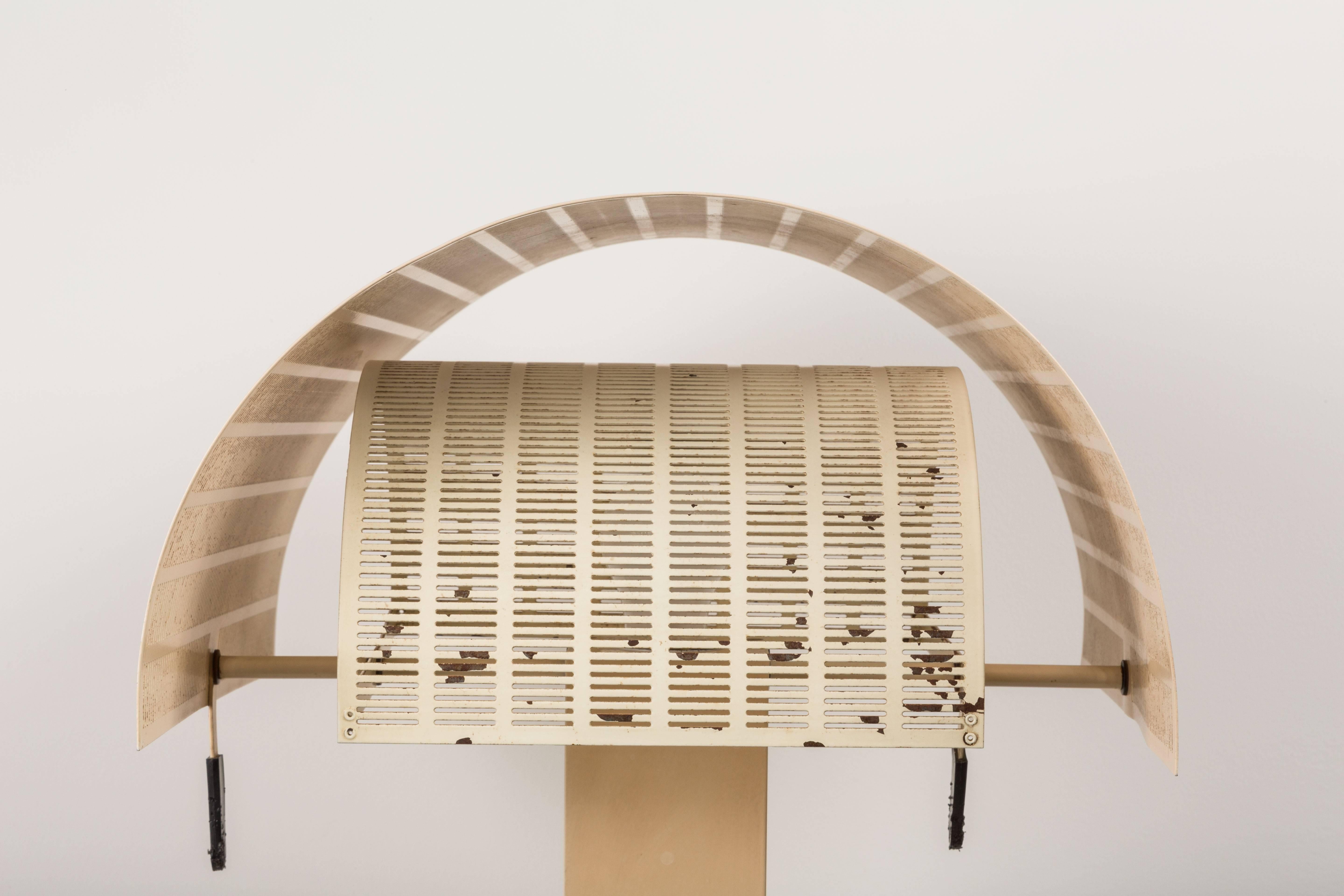 Enameled Shogun Table Lamp by Mario Botta