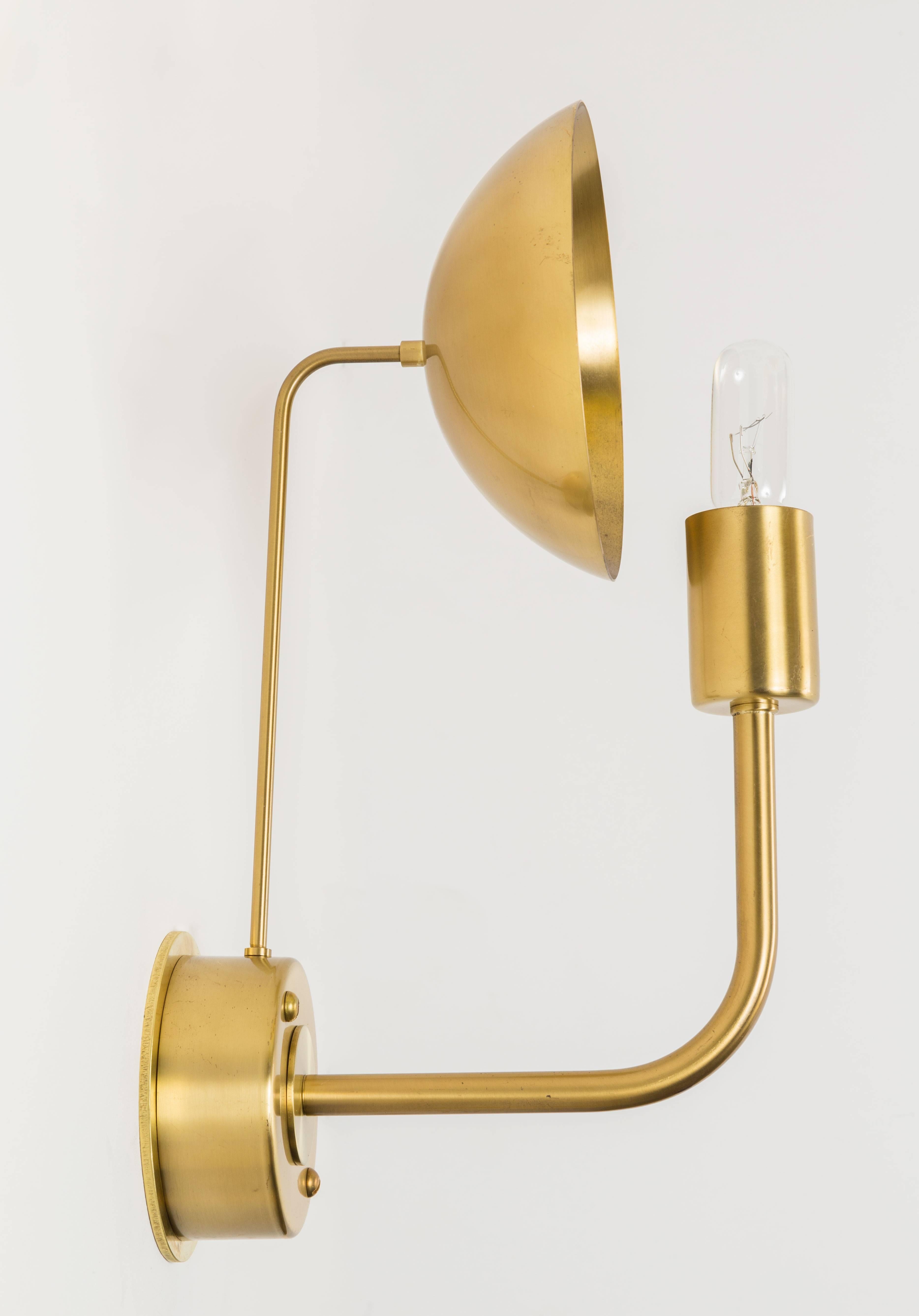 Brass Sconces by Hans Agne Jakobsson In Good Condition For Sale In Los Angeles, CA