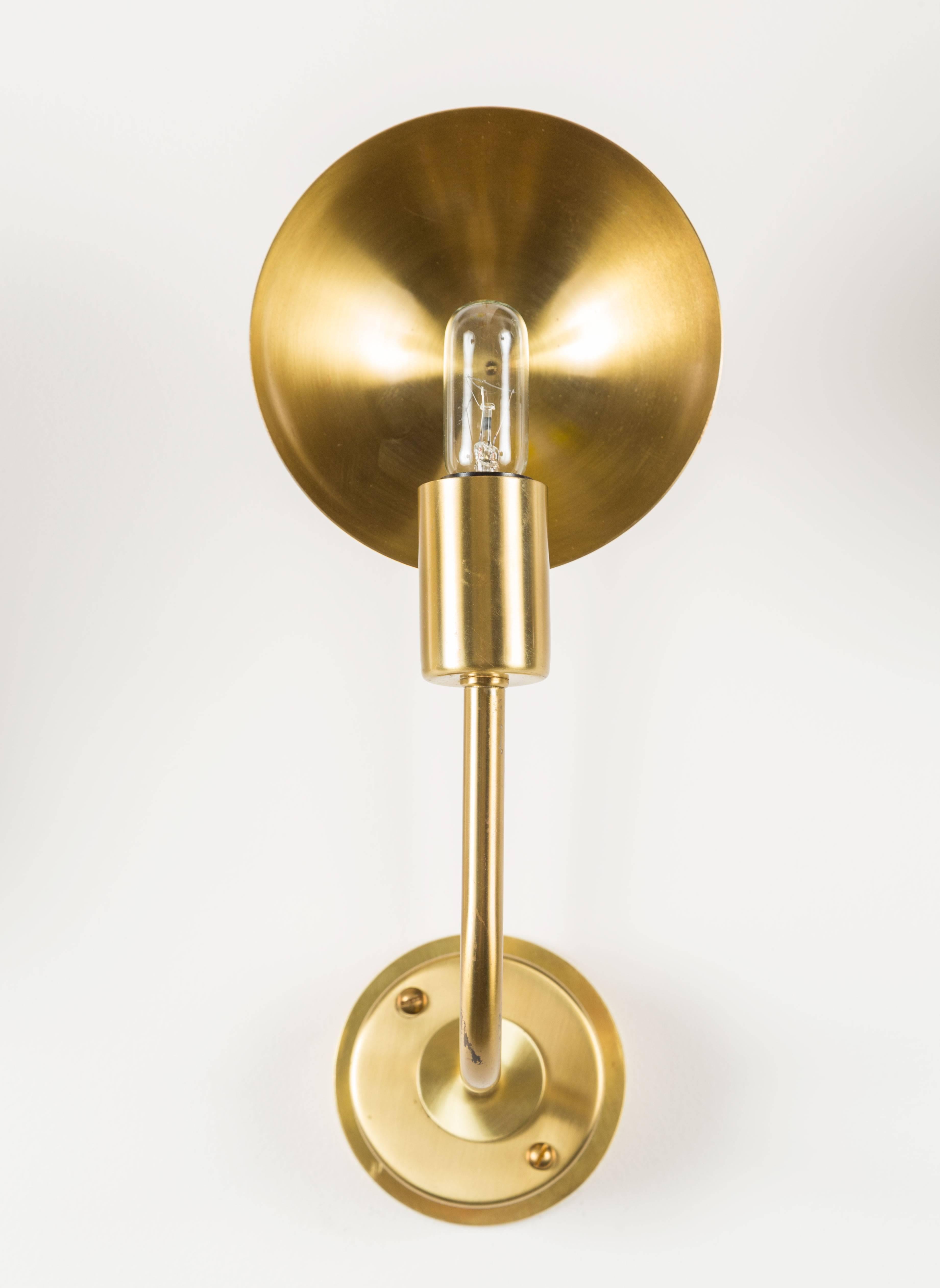Danish Brass Sconces by Hans Agne Jakobsson For Sale