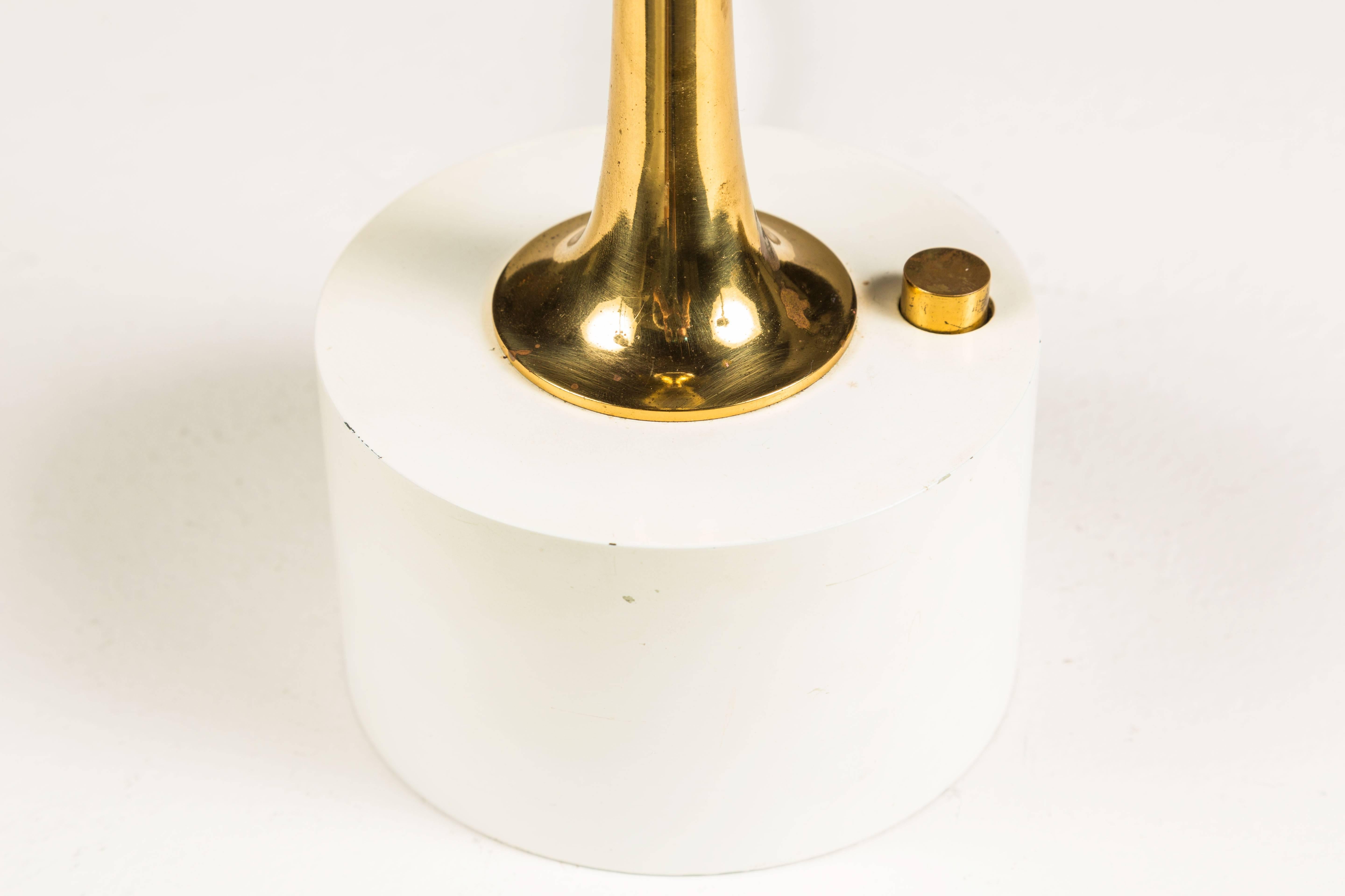 Metal Brass Cobra Lamp by Angelo Lelli for Arredoluce