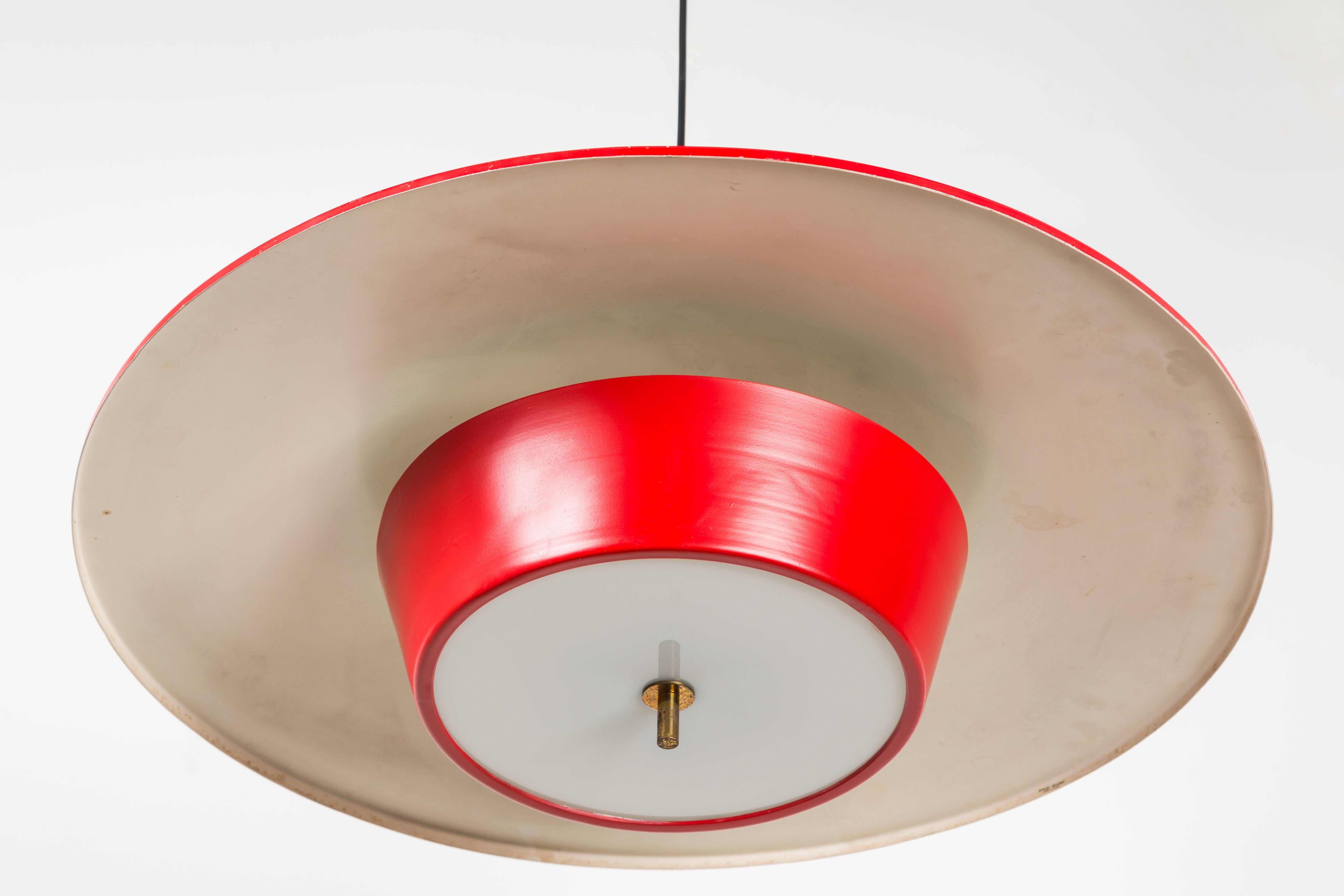 Mid-20th Century Counterweight Pendant by Stilux Milano