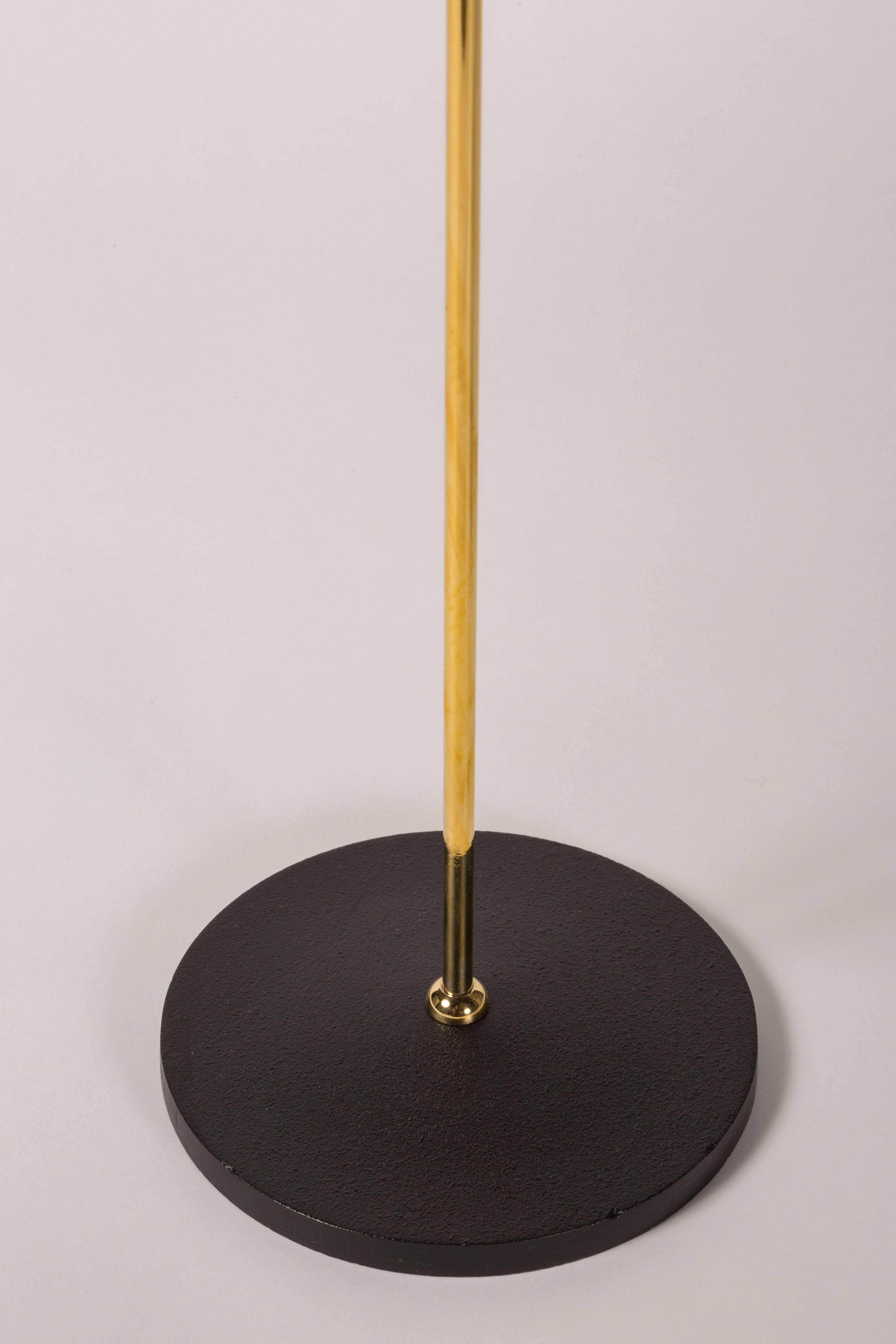 Brass Monachella Floor Lamp by Luigi Caccia Dominioni