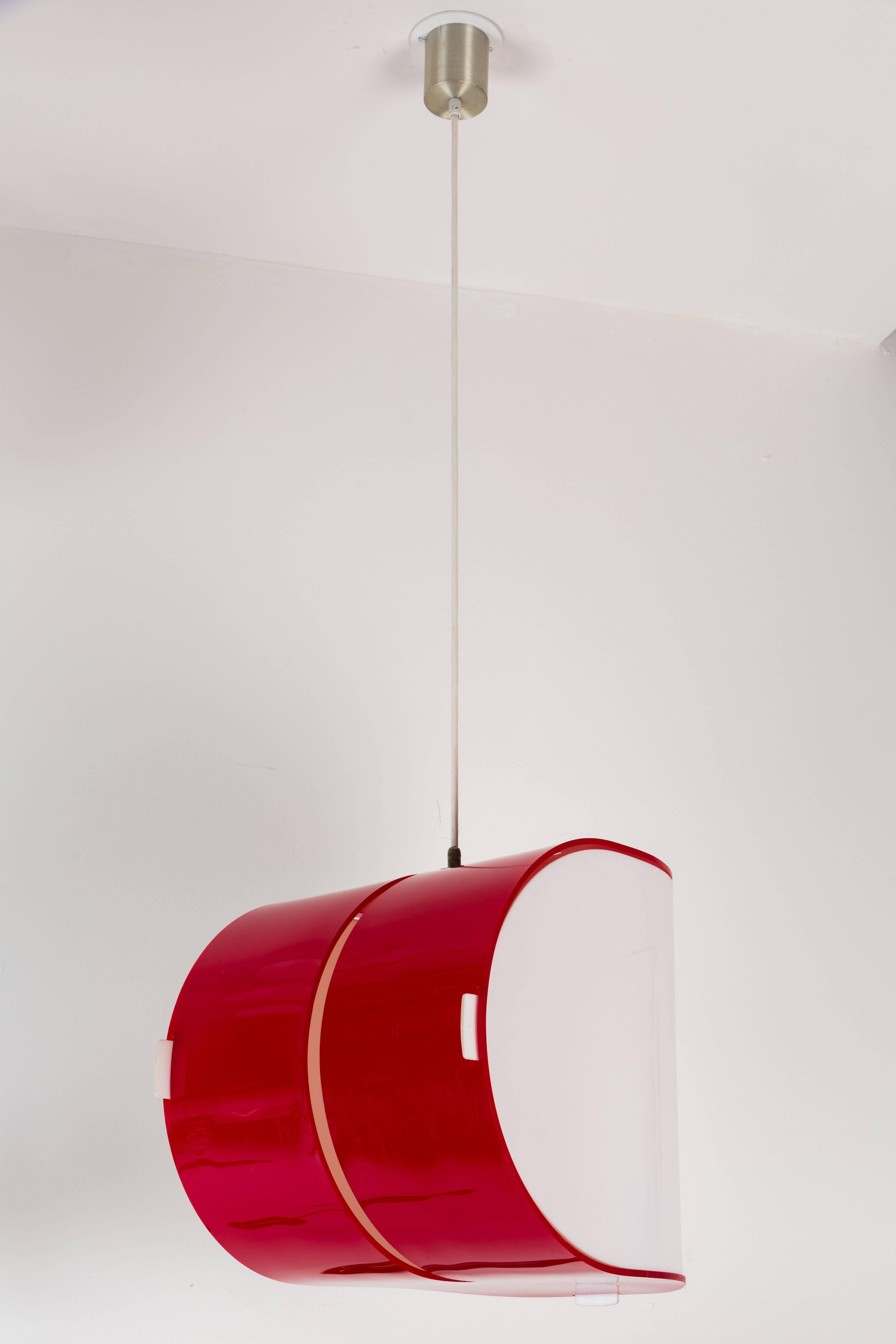 Mid-20th Century Rare Model 4065 Hanging Lamp by Gerd Lange for Kartell