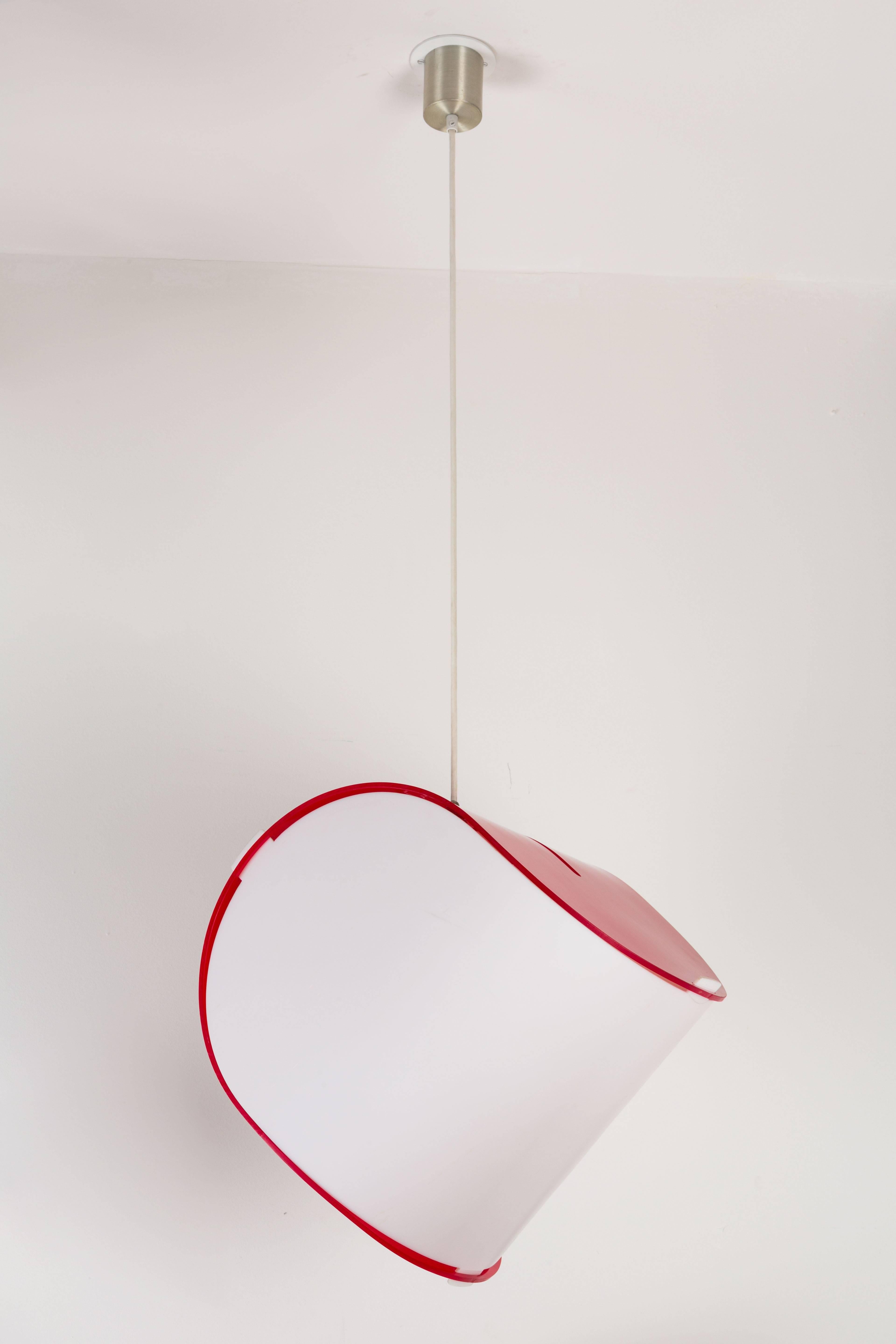 Rare Model 4065 Hanging Lamp by Gerd Lange for Kartell In Excellent Condition In Los Angeles, CA