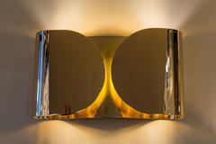 Pair of Vintage Foglio Sconces by Tobia Scarpa for Flos
