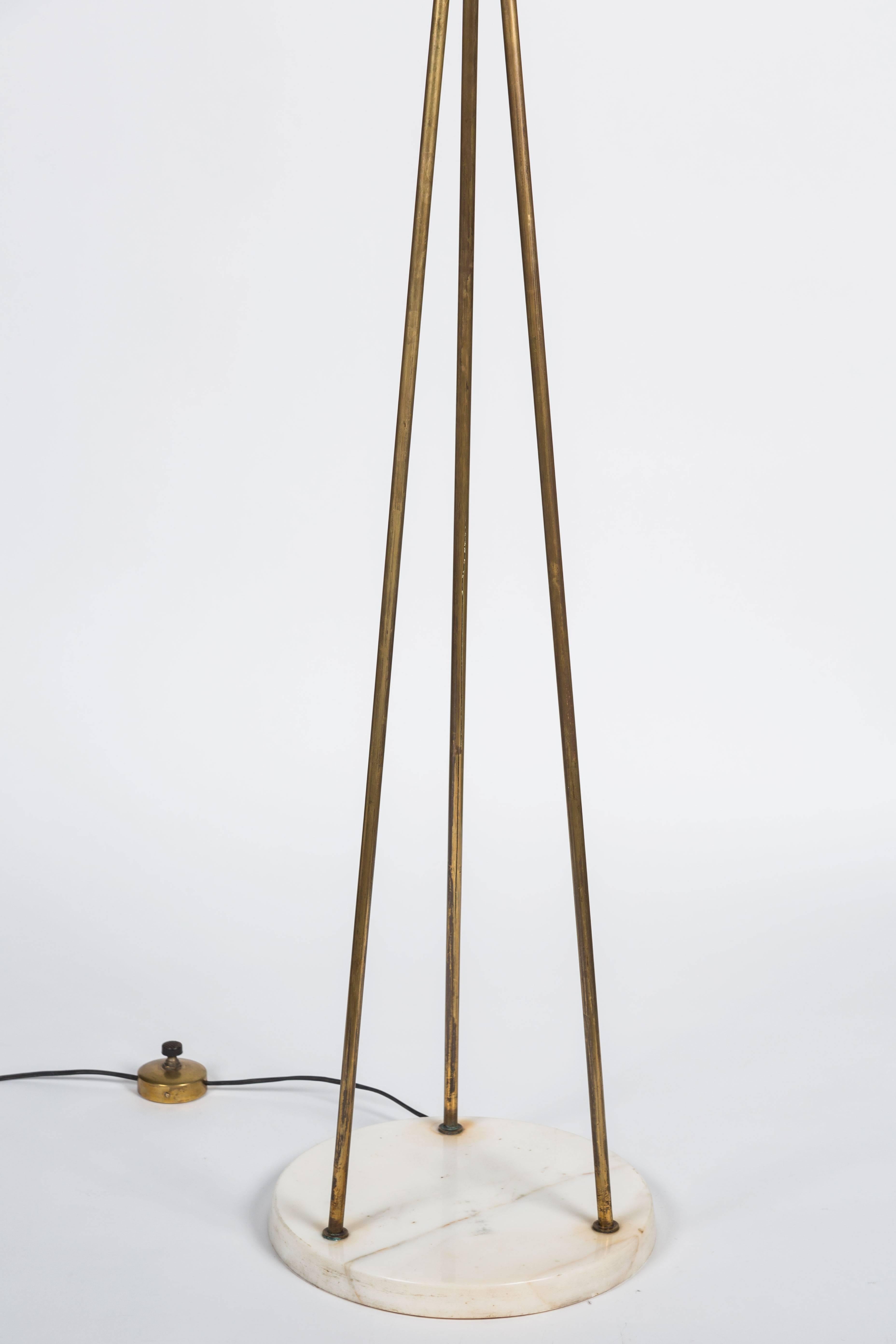 Mid-20th Century Rare Stilnovo Floor Lamp Model 4013 by Gaetano Sciolari