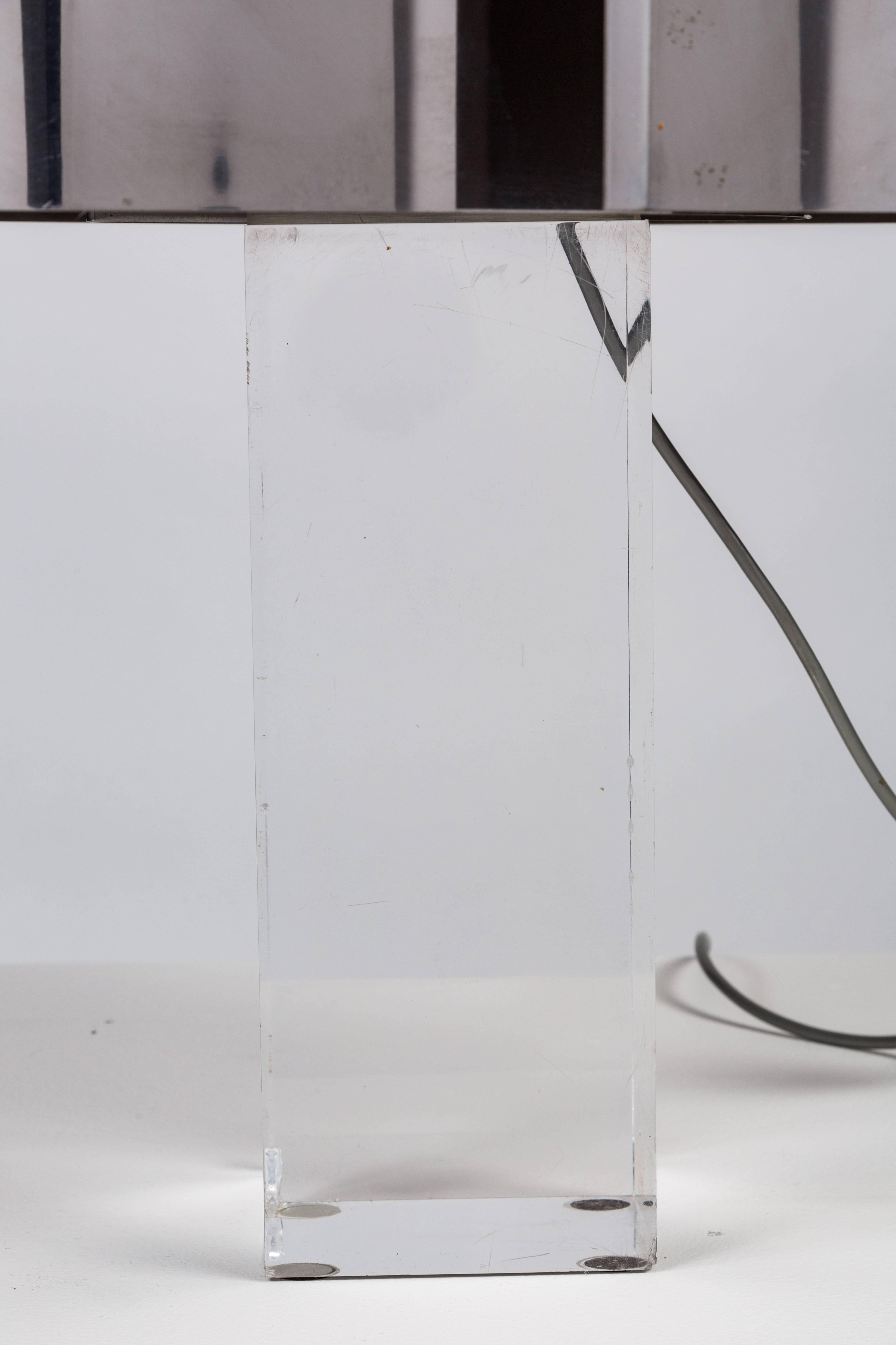 Italian Rare Table Lamp by Gianfranco Fini & Fabrizio Cocchia For Sale
