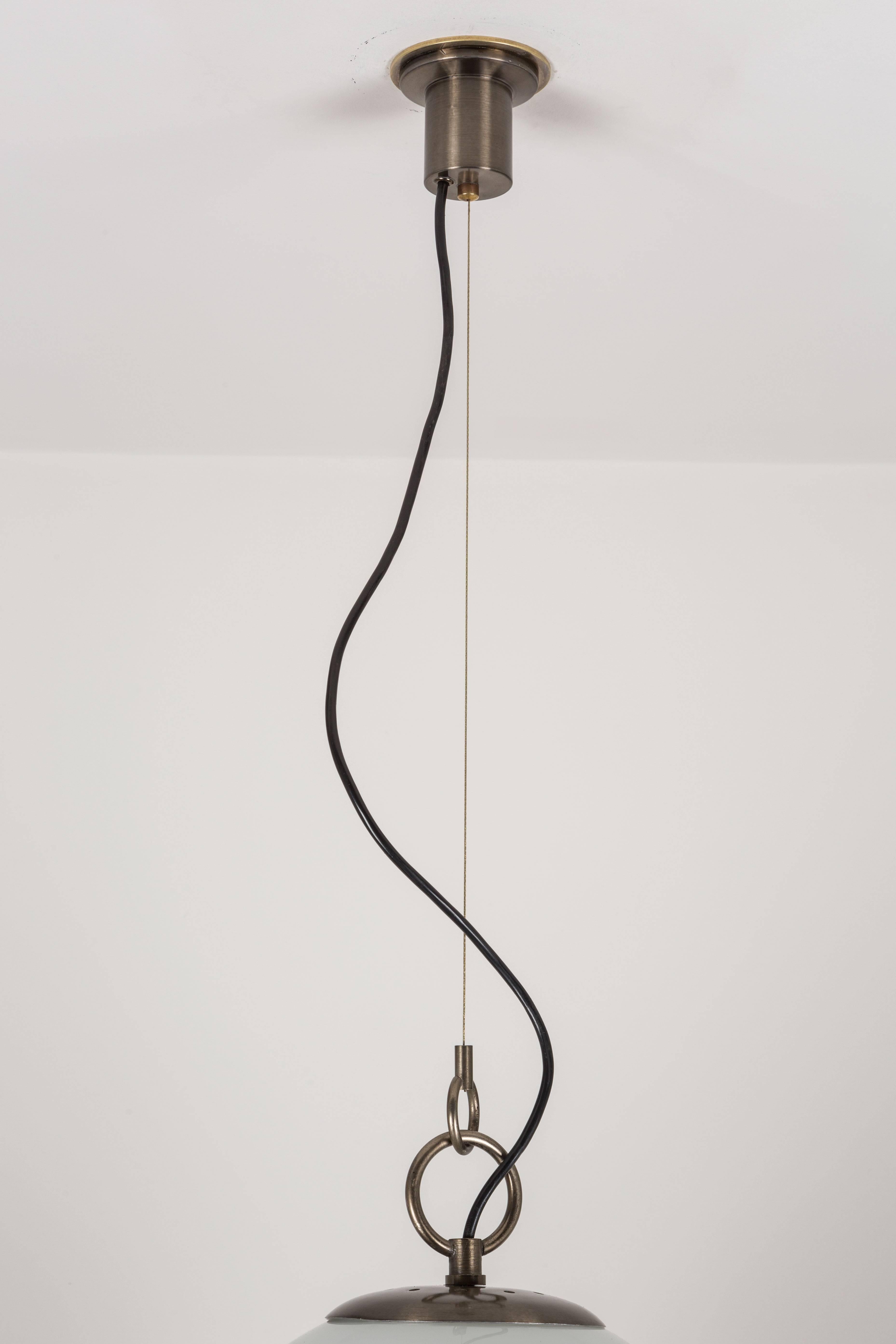 Model A288 Suspension Lamp by Sergio Asti for Candle In Excellent Condition In Los Angeles, CA