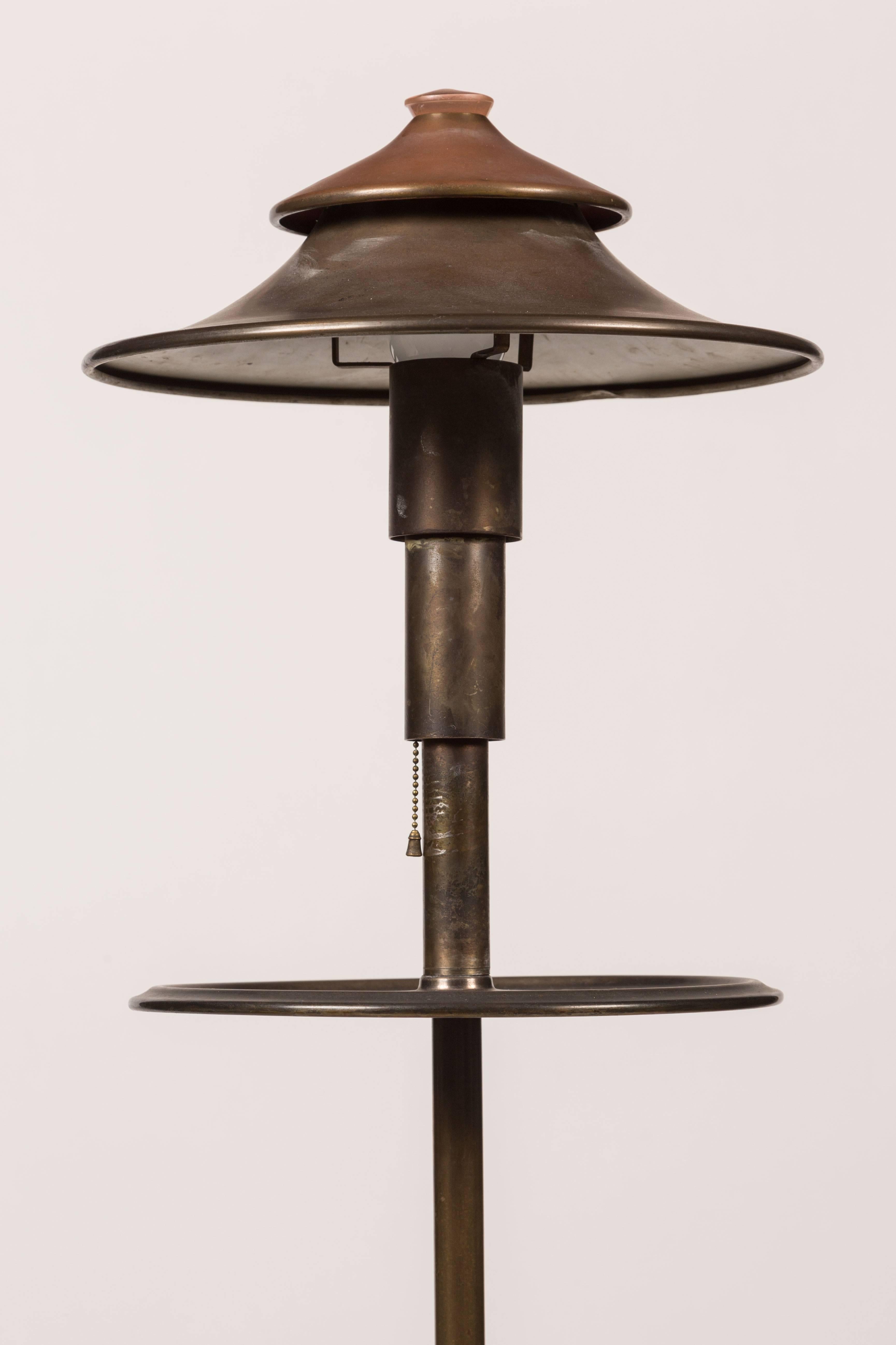 Mid-20th Century Rare Floor Lamp by KEM Weber for Miller